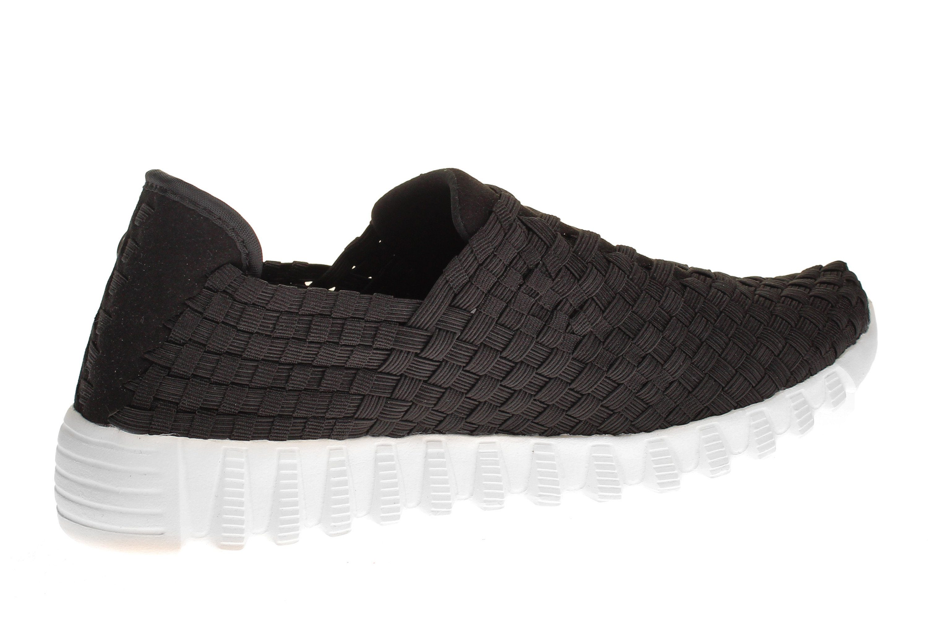 BERNIE MEV Bernie Mev BM62 Zip Vivaldi - Damen Schuhe Sneaker - 001-black Sneaker