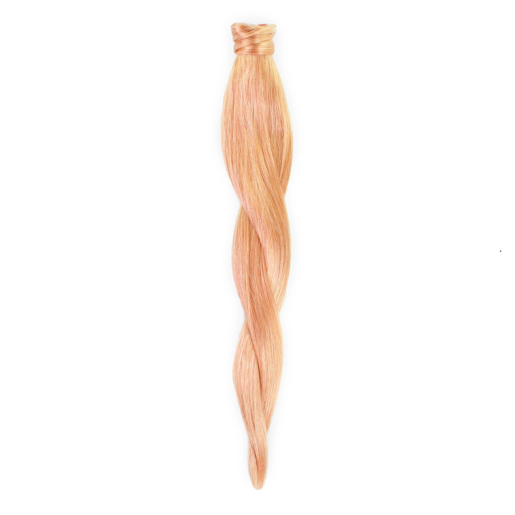 Premium 50cm Lichtblond Ponytail Echthaar-Extension #9/1 hair2heart Asch