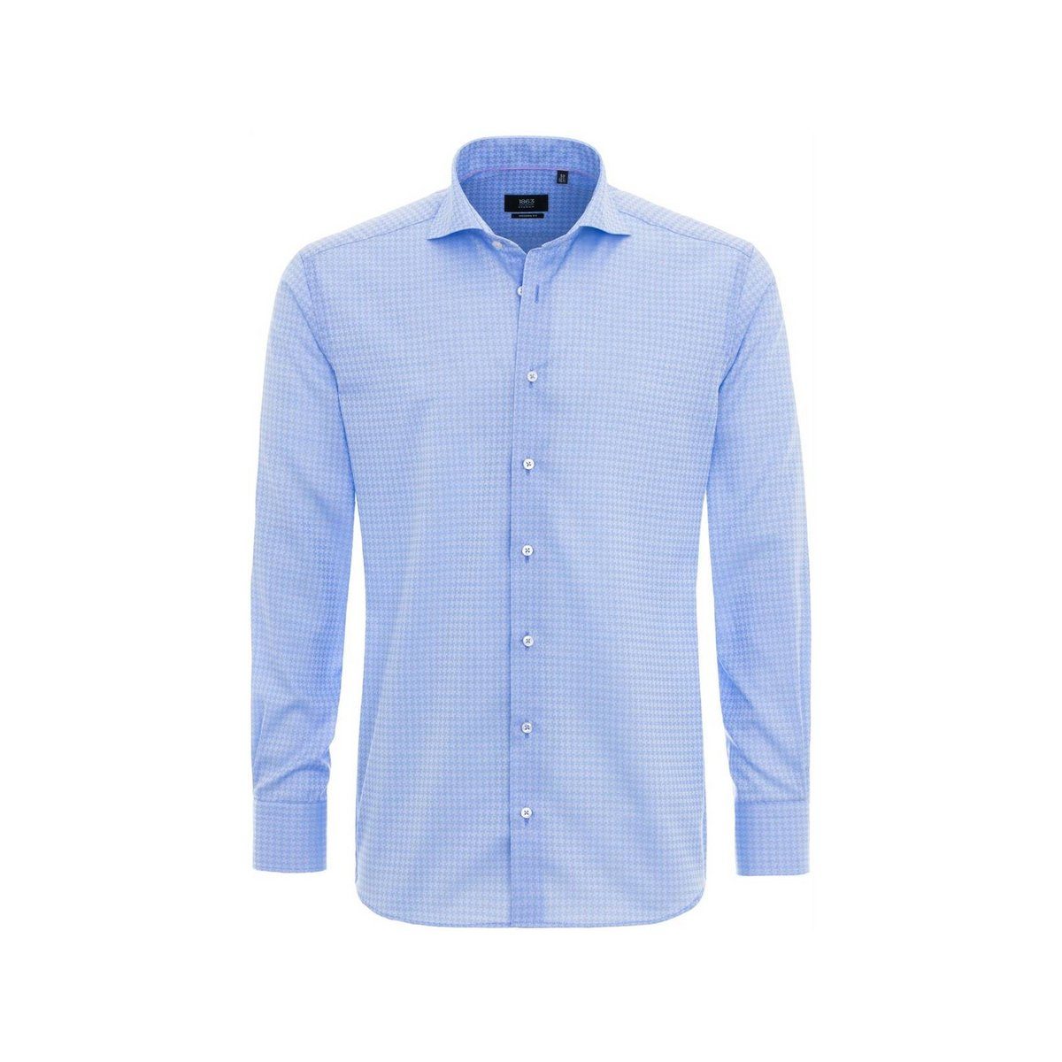 Eterna Langarmhemd (1-tlg) blau