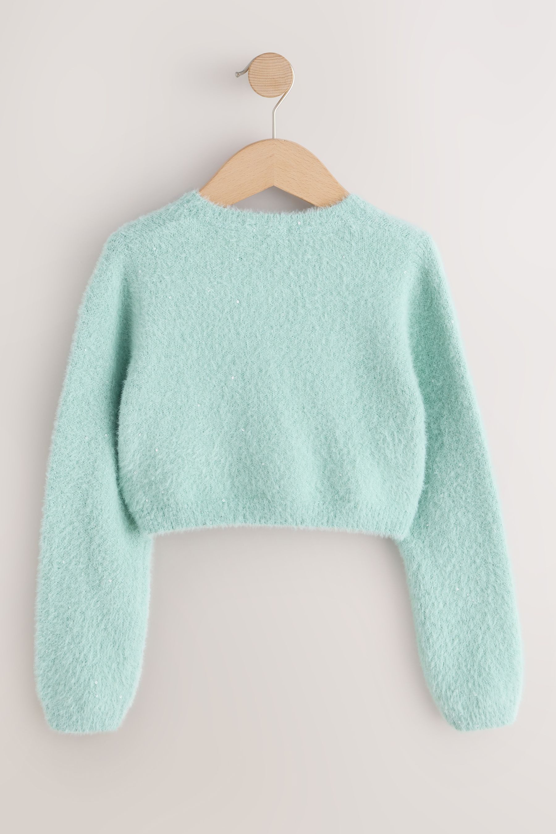 Next Strickjacke Flauschiger Bolero für besondere Anlässe (1-tlg)