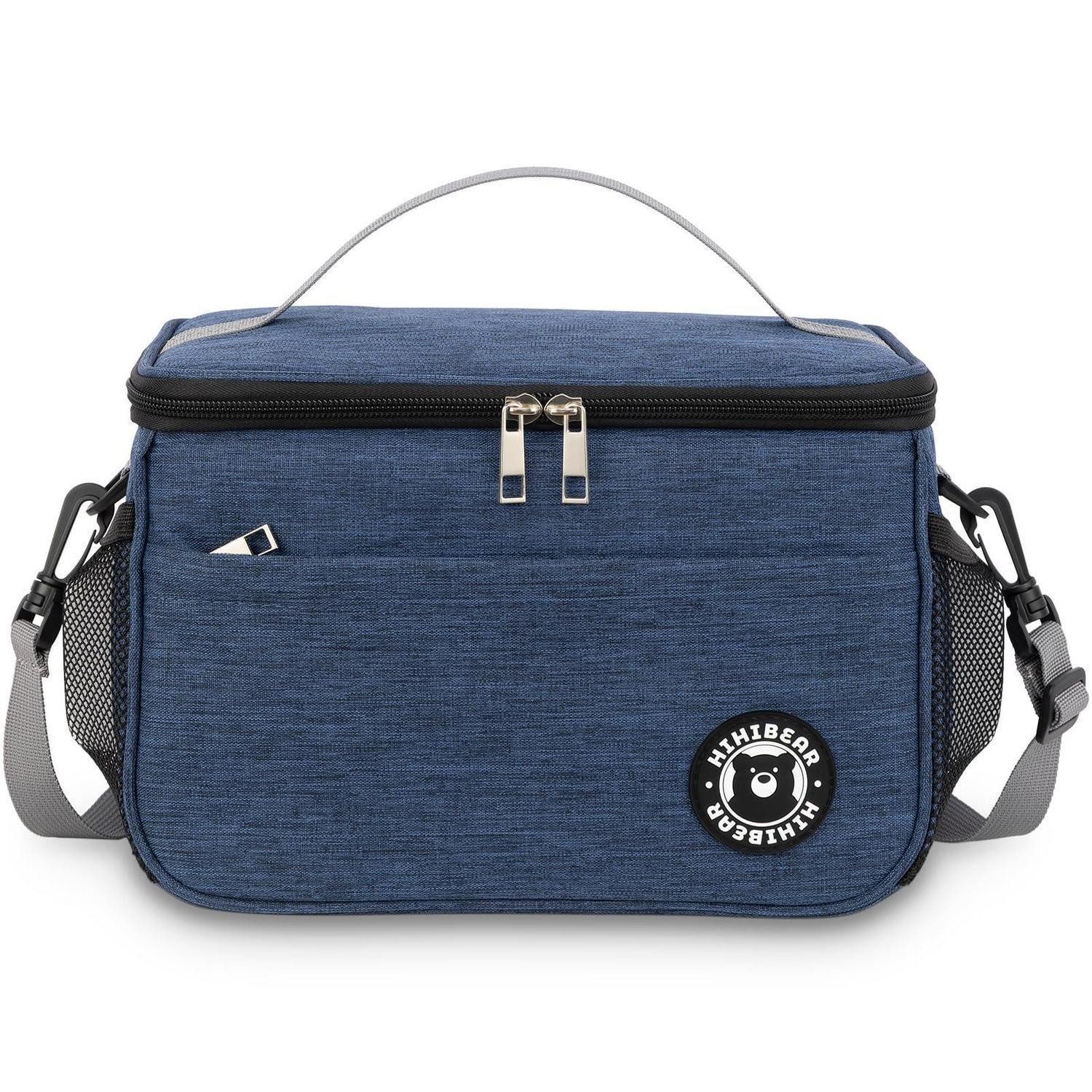 Kühltasche Kühltasche 6.4L 9L Isoliert Faltbar Blau 9L (28cm x 18cm x 18cm)
