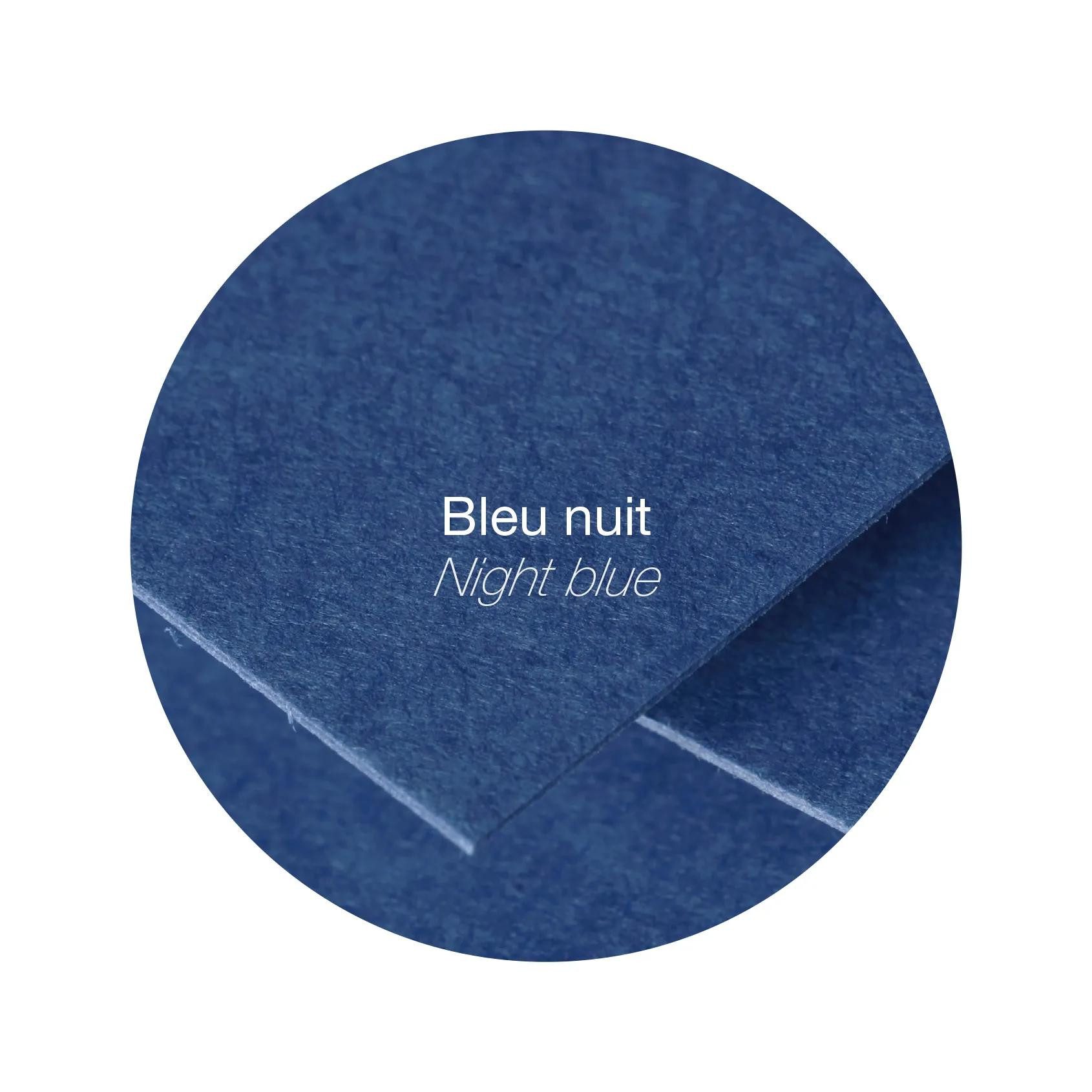 CLAIREFONTAINE Briefumschlag 10x Papier A4 120g 50 Blatt - Mitternachtsblau 4284C, Bogen