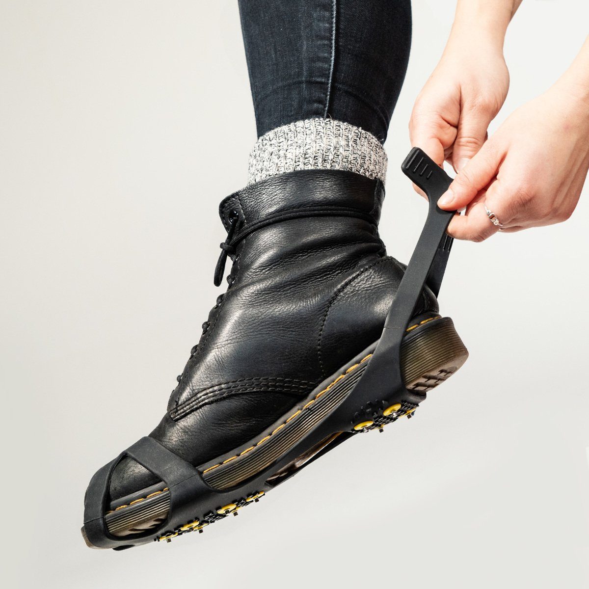 Schuhspikes Spikes für Schuhe Schnee Eis Schuhkrallen Damen Herren Kinder 