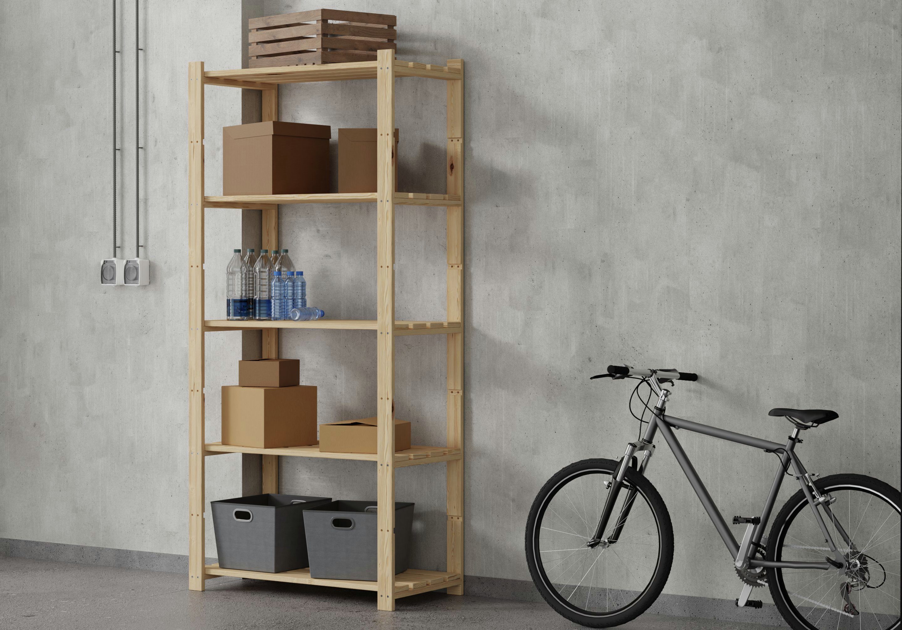 Lenmar Bücherregal Lenmar HOLZREGAL B Serie günstig online kaufen