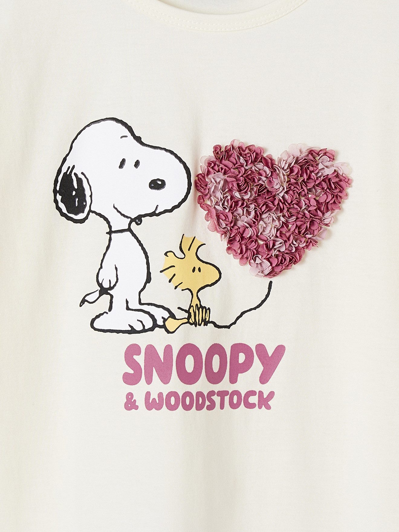 vertbaudet Langarmshirt Mädchen Shirt PEANUTS SNOOPY