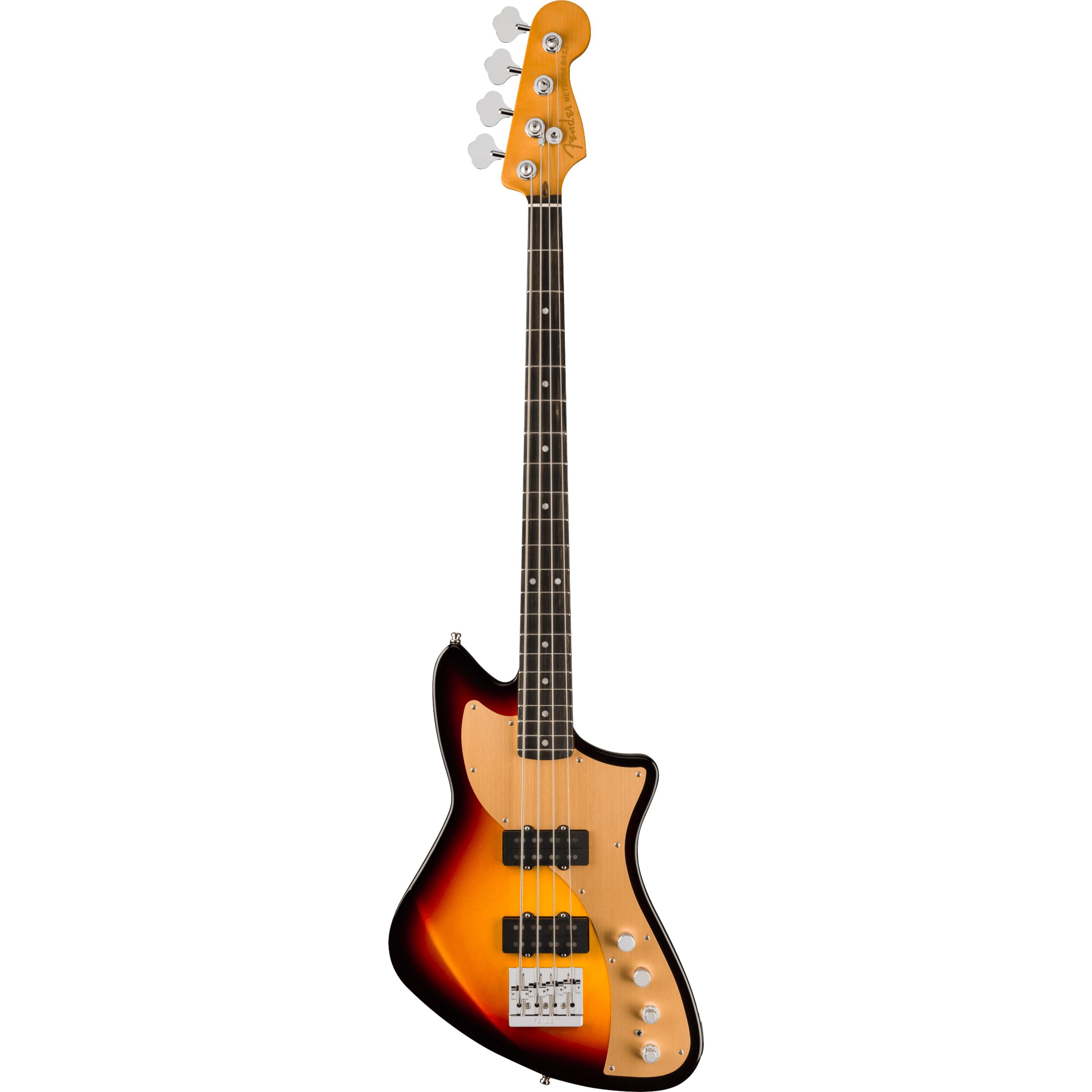Fender E-Bass, E-Bässe, 4-Saiter E-Bässe, American Ultra II Meteora Bass Ultraburst - E-Bass