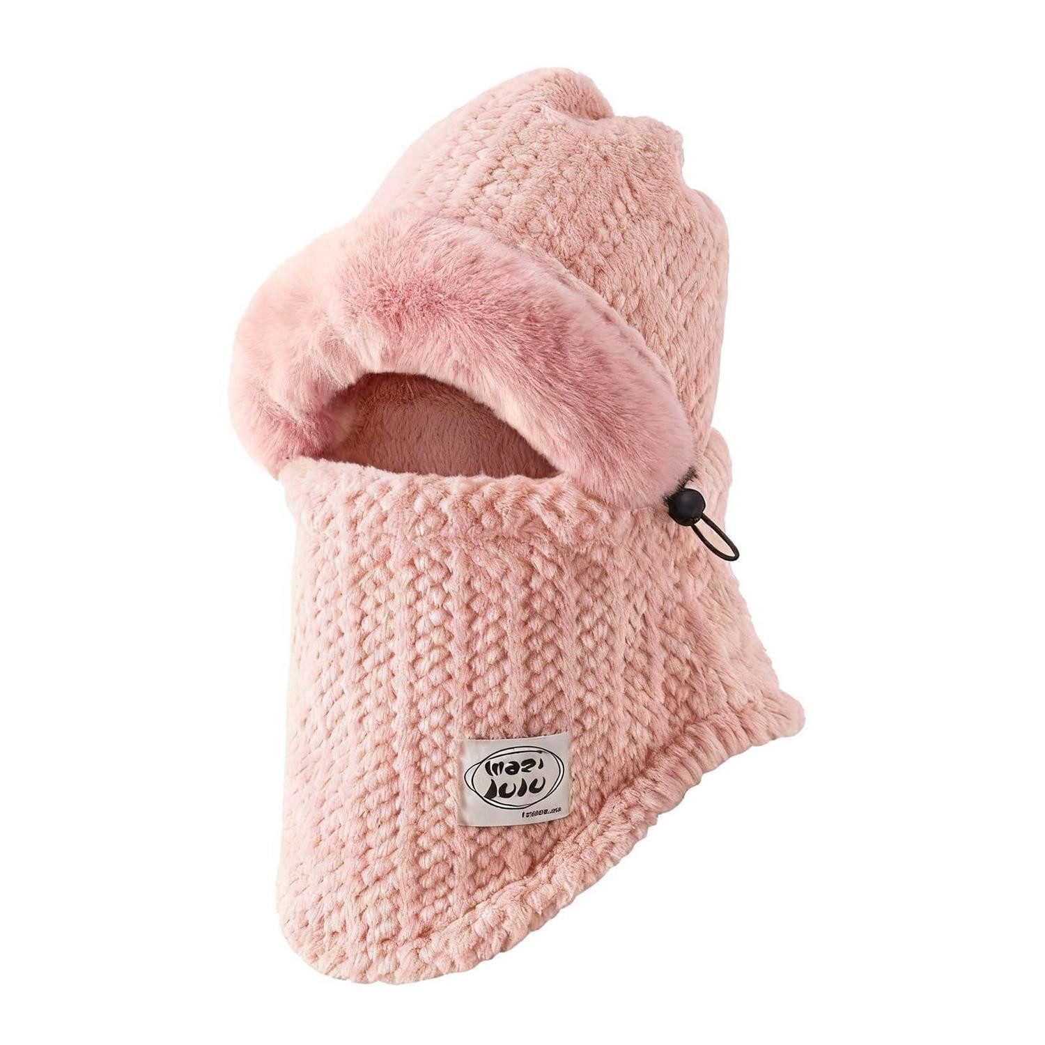 Sturmhaube Sturmhaube Balaclava Thermo winddicht 3in1 Herren Damen Rosa