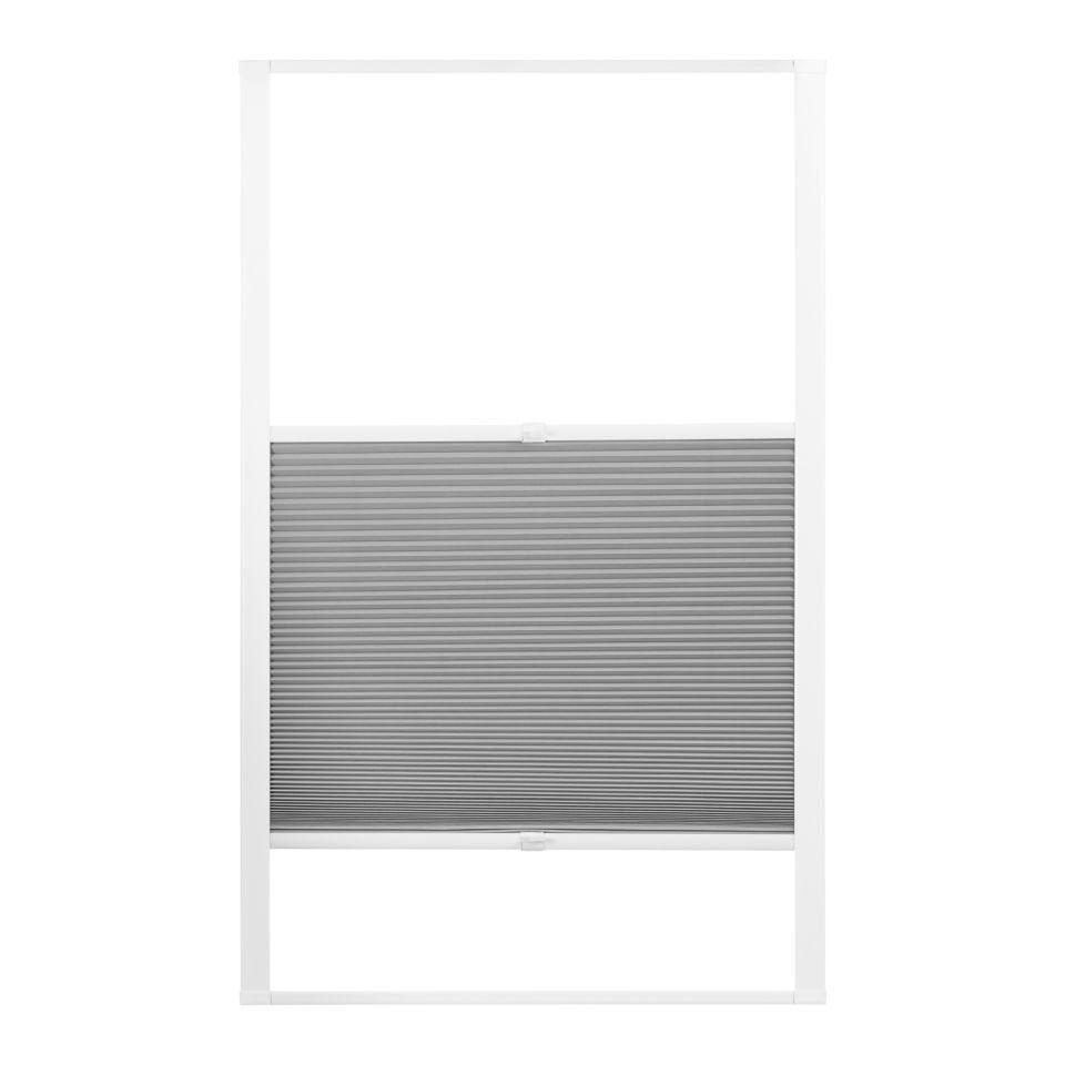 ventanara Dachfensterplissee Dachfenster passend für Velux Fenster Grau M10