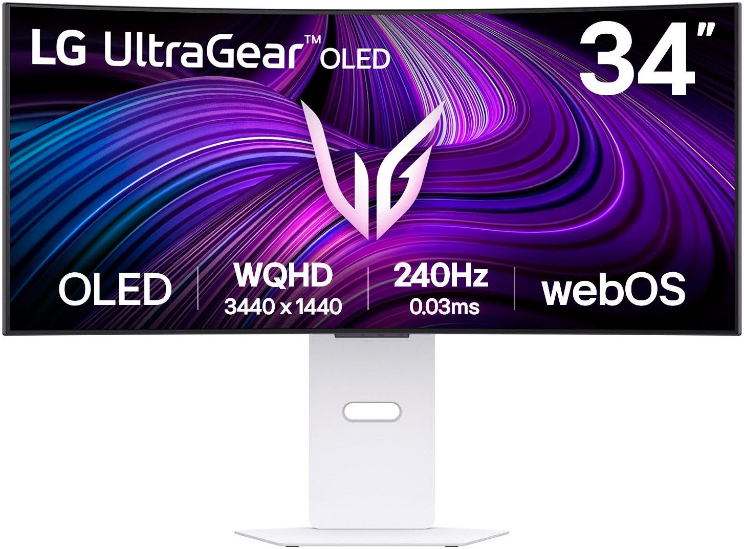 LG 34GX90SA Curved-Gaming-OLED-Monitor (86 cm/34 ", 3440 x 1440 px, UWQHD, 0,03 ms Reaktionszeit, 240 Hz, OLED)