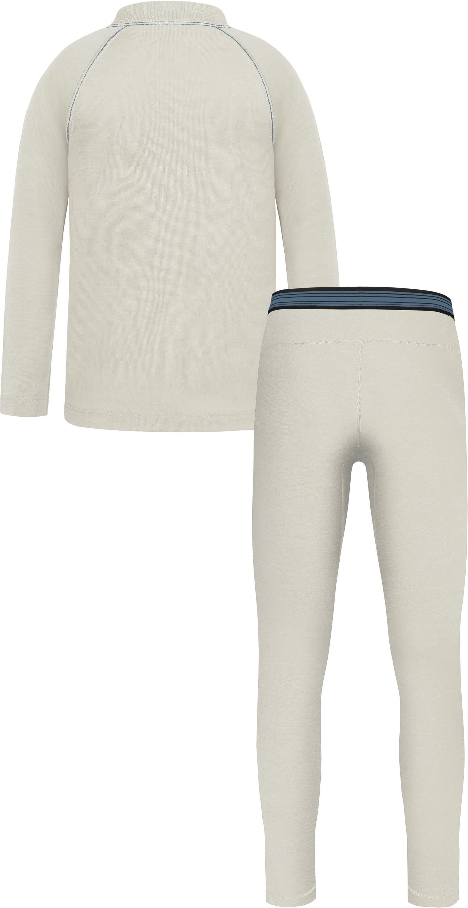normani Thermohose Merino Oberteil „Nyapari“ und Merino Hose „Mackay“ Merino Skiunterwäsche Thermounterwäsche aus 100% Bio-Merinowolle