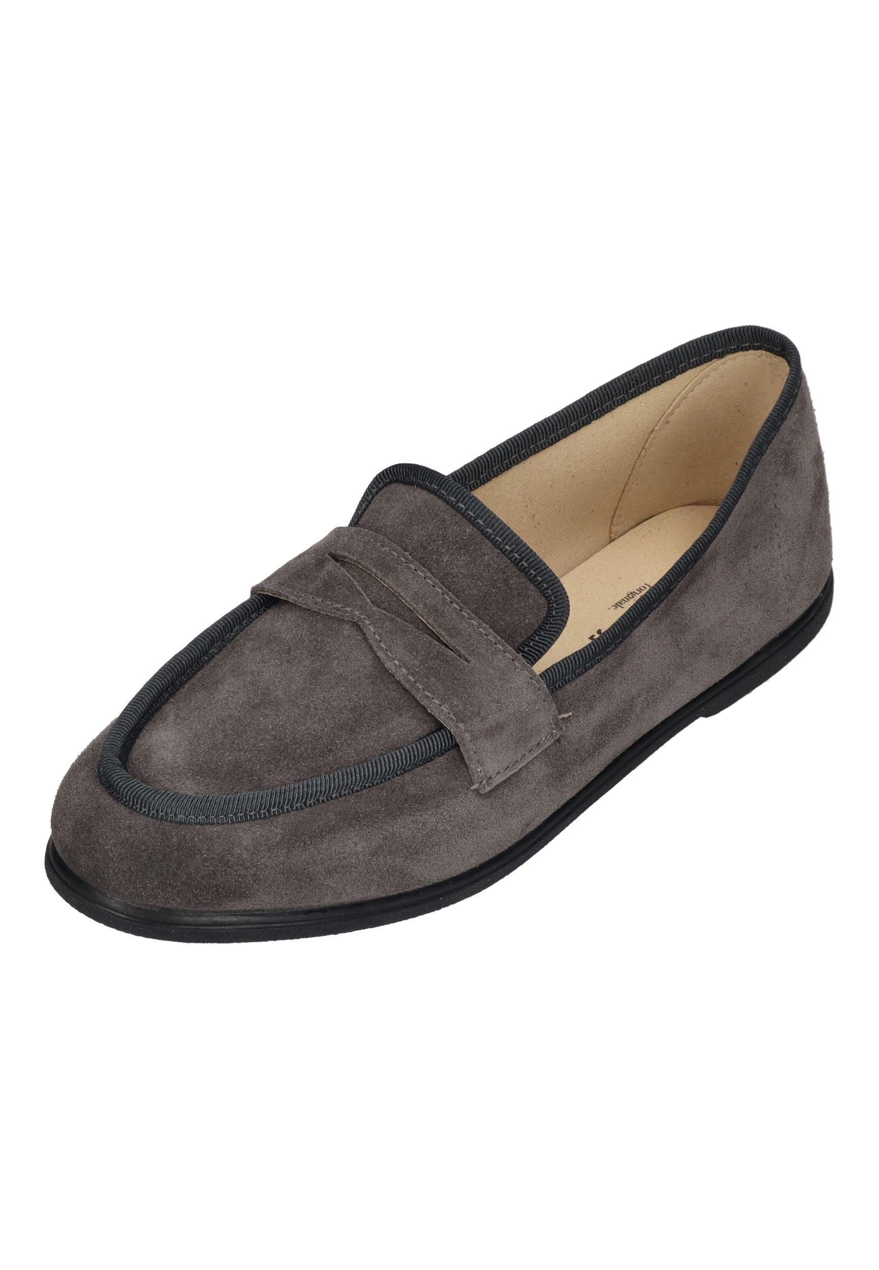 espadrij l´originale LOAFER CLASSIC VELOUR Schnürschuh carbone