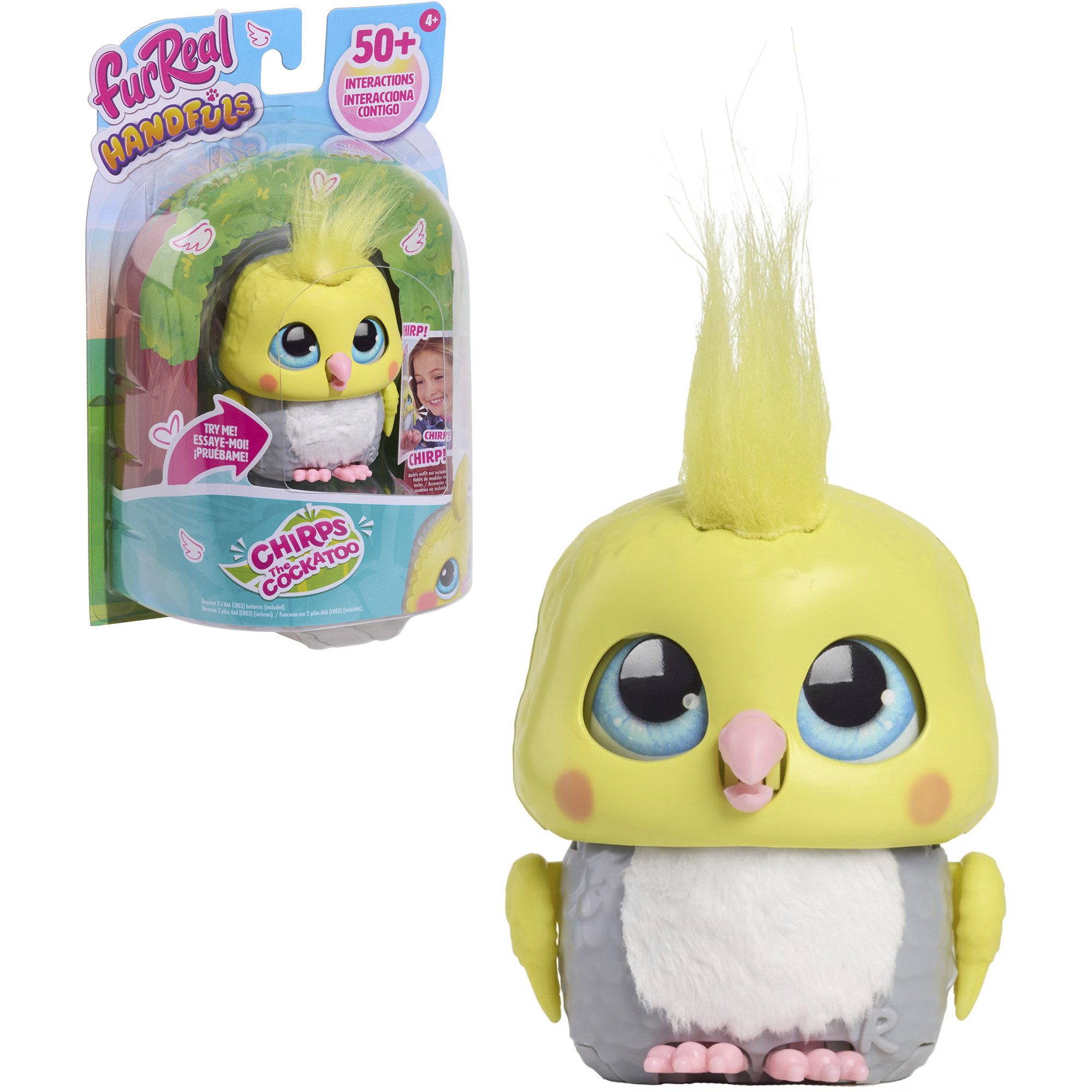 Just Play Kuscheltier Just Play furReal Handfuls - Kakadu, Spielfigur