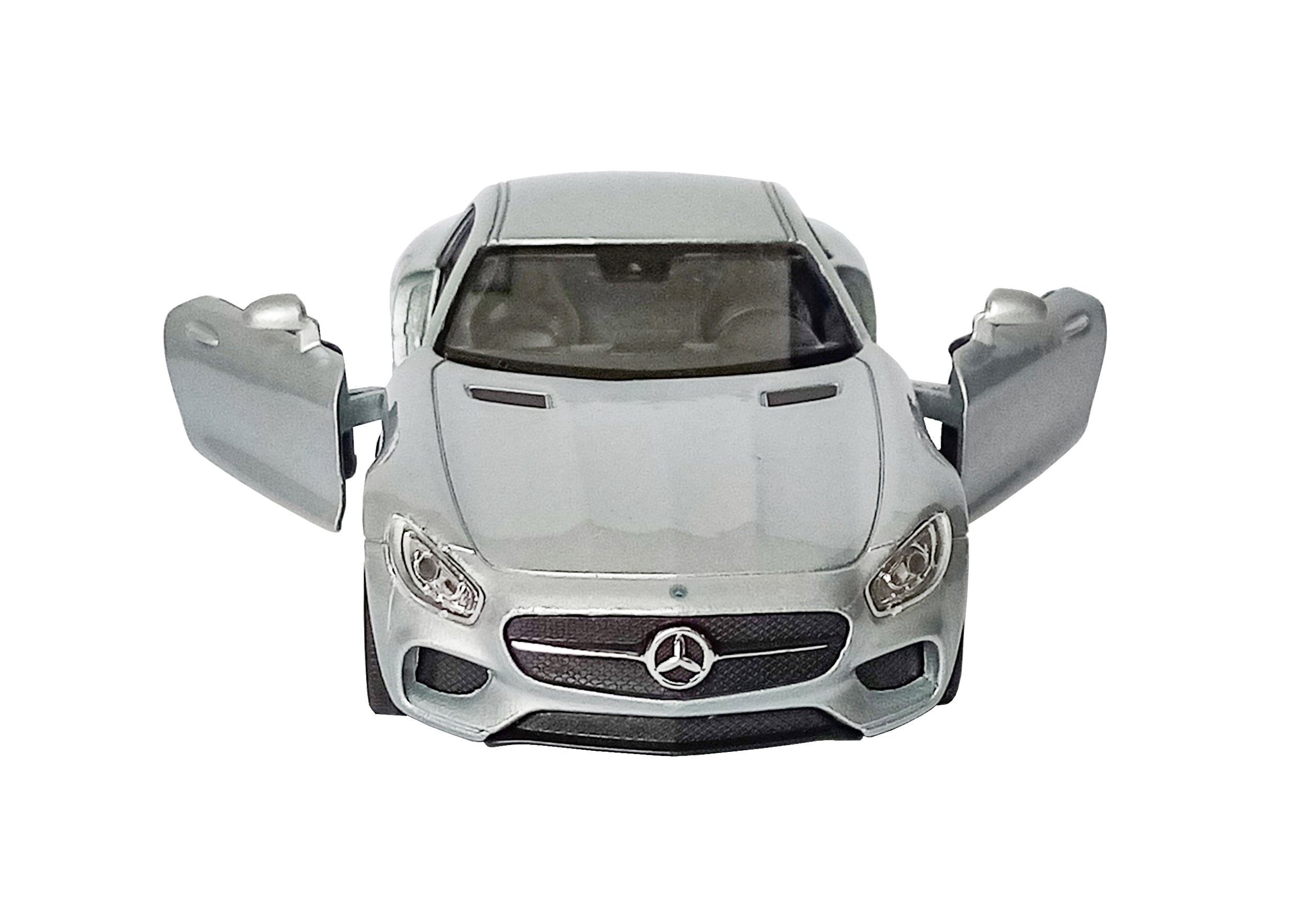 Welly Modellauto MERCEDES-AMG GT Modellauto Metall Modell Auto 03 (Silber-M günstig online kaufen