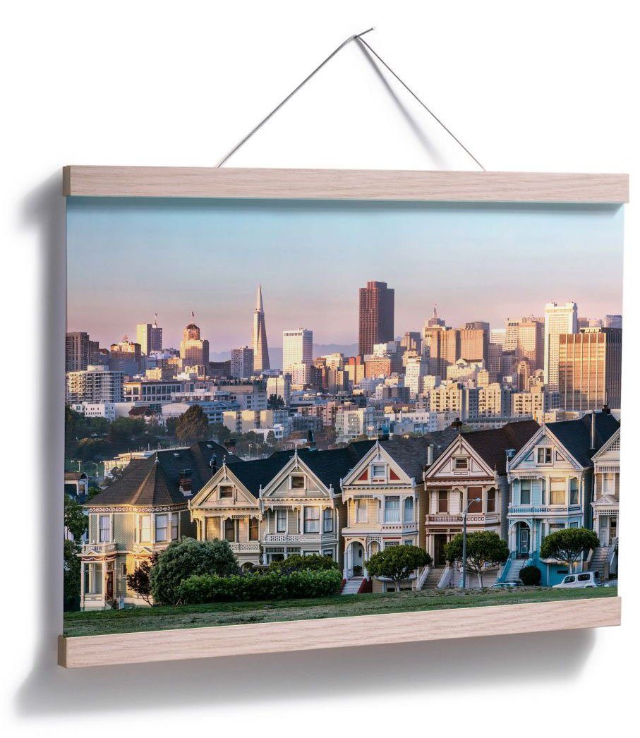 Wall-Art Poster Skyline San Francisco, St), Städte Wandposter (1 Bild, Wandbild, Poster