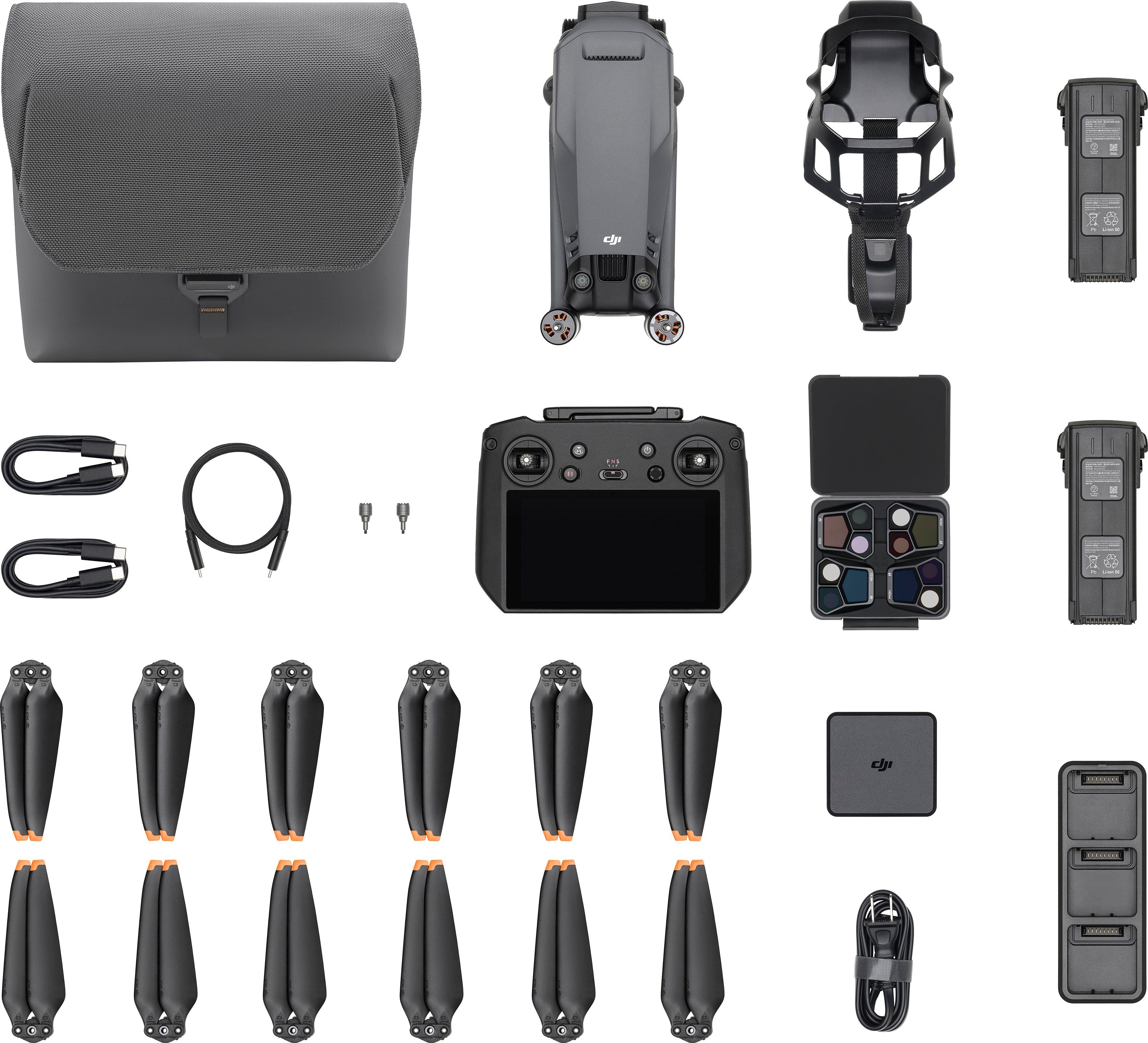 DJI DJI Mavic 3 Pro Cine Premium Drohne (5,1K, DJI RC Pro Fernsteuerung, 1TB SSD, 3 Akkus und Ladestation)