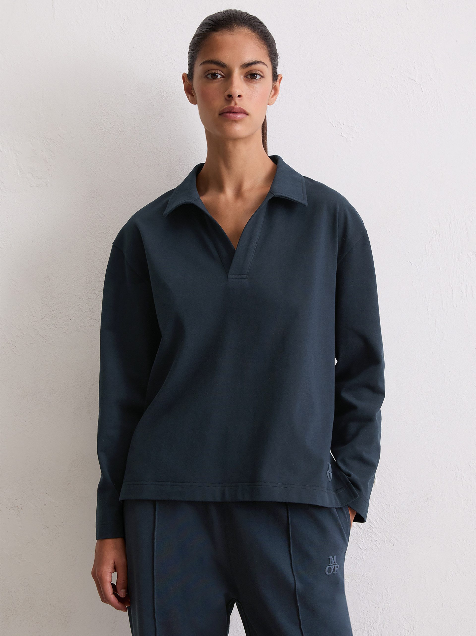 Marc O'Polo Poloshirt Heavy Jersey Polo-shirt polo-hemd oberteil günstig online kaufen