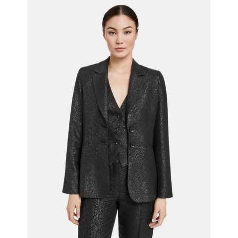 Taifun Jackenblazer Blazer aus glanzvollem Jacquard