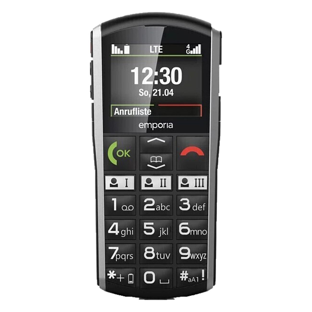 Emporia SIMPLICITY LTE Seniorenhandy (Mobiltelefon, 4G LTE, 1200mAh Akkukapazität, 128 MB ROM, Bluetooth 5.0)