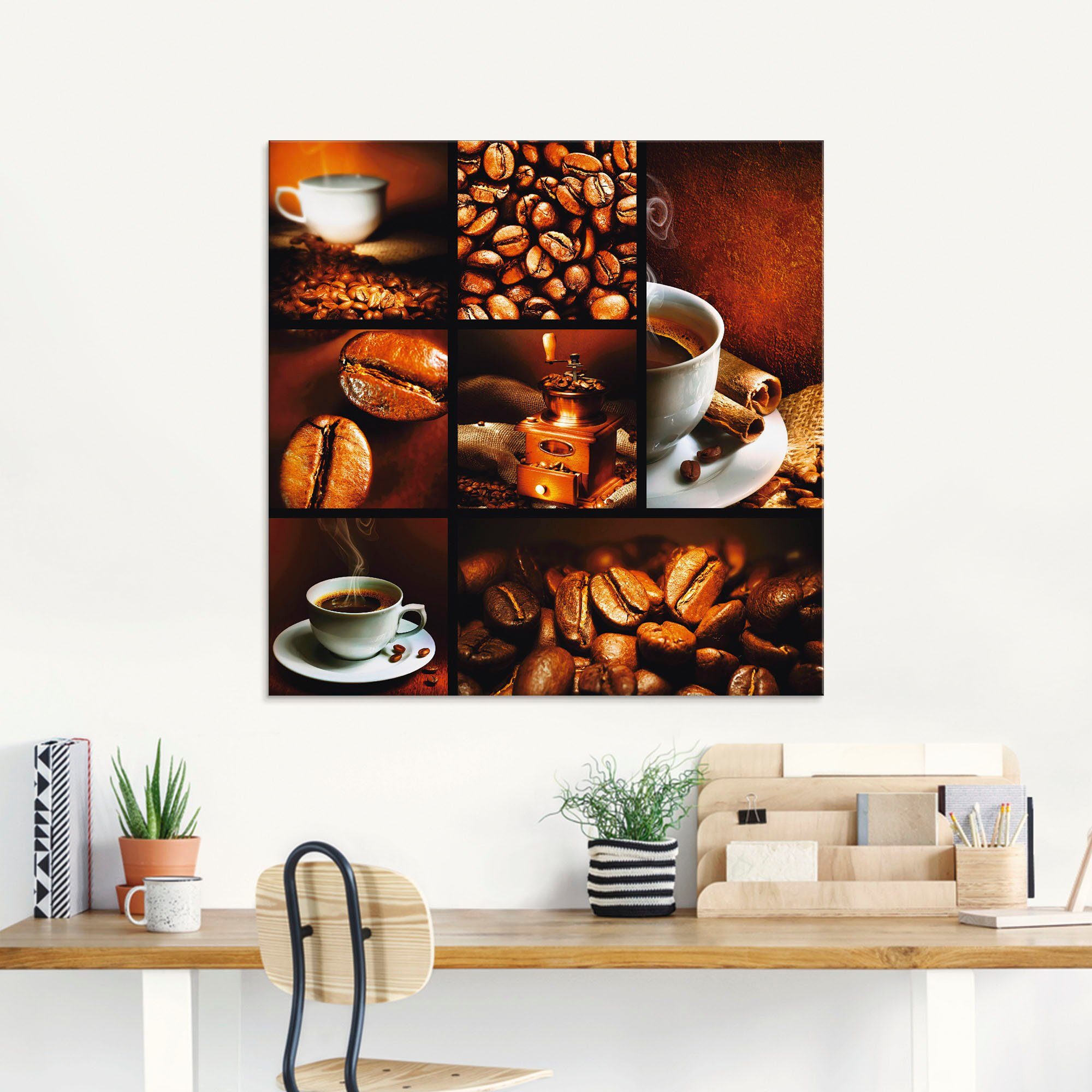 Artland Glasbild Kaffee Collage, Getränke (1 St), in verschiedenen Größen günstig online kaufen