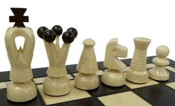 Holzprodukte Spiel, Schach Schachspiel + Dame 35 x 35 cm SET Holz NEU