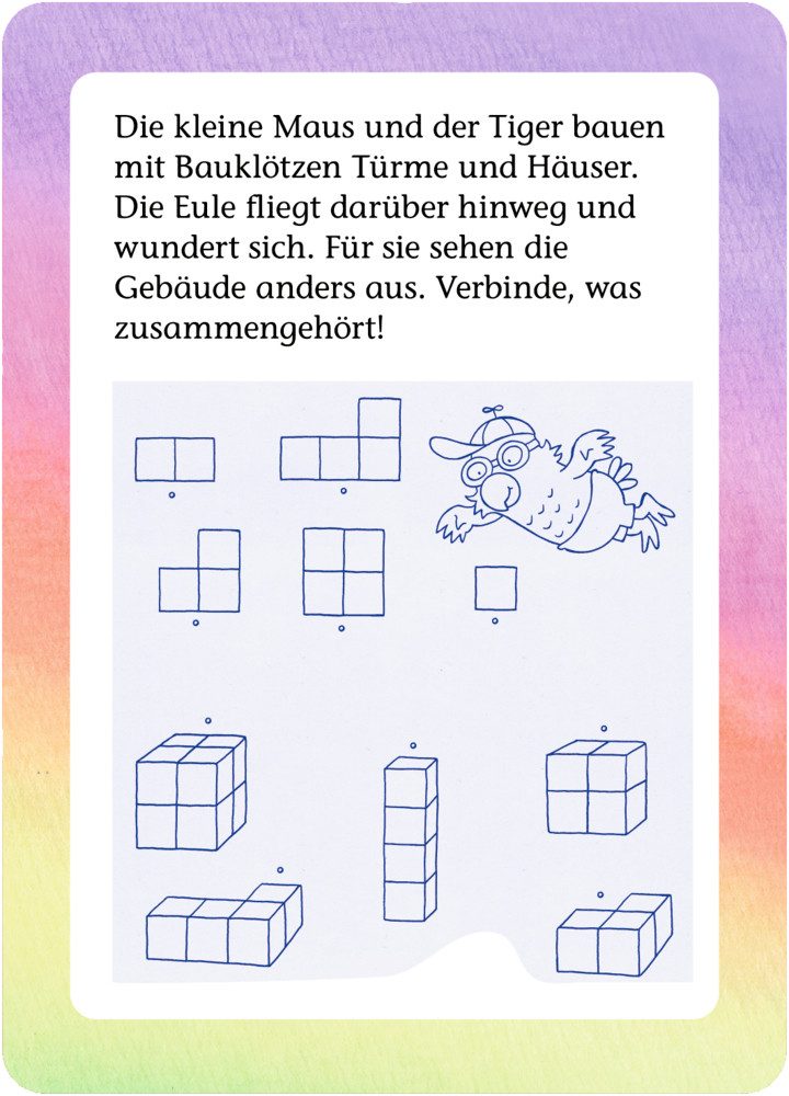 COPPENRATH DIE SPIEGELBURG Lernspielzeug Kartenbox „Meine Rätsel-Witze-Box zum Schulstart Einhorn-Paradies“ (Set, 31-St., 1), Handliches Format ca. 9,5 x 12,5 cm