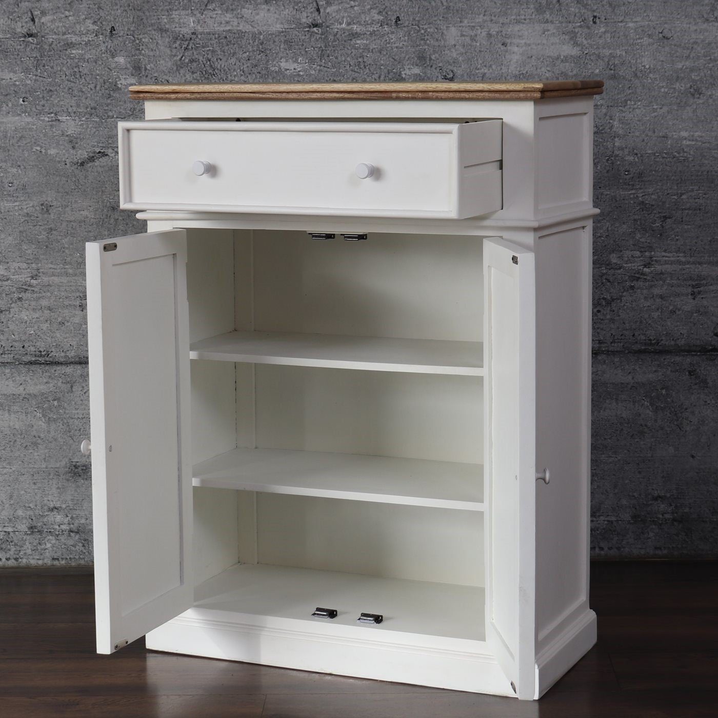 baario Highboard Kommode CRES weiss 120cm günstig online kaufen