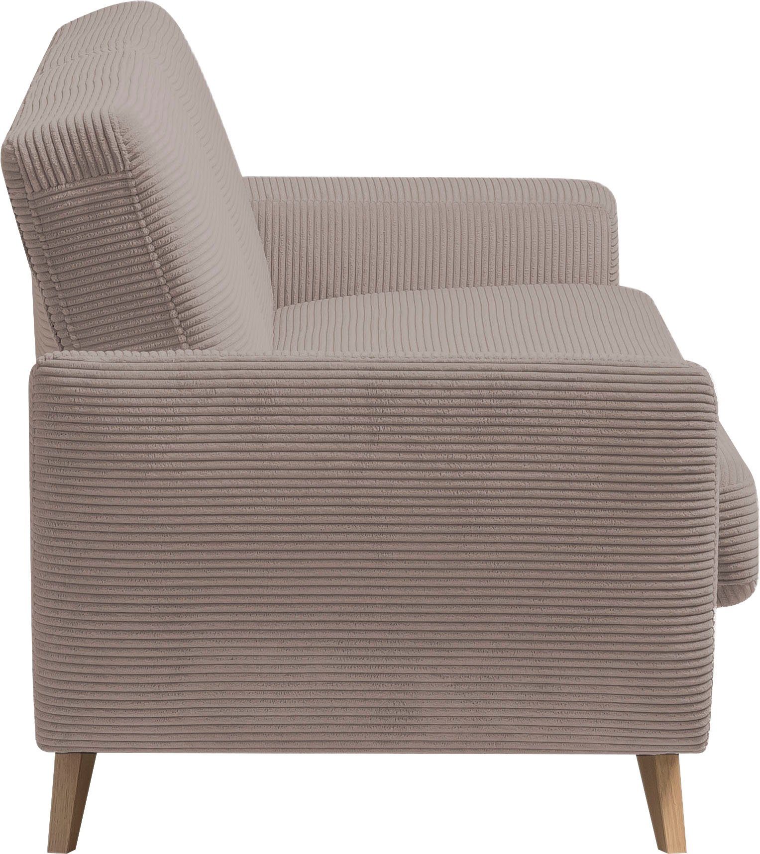 Samso, cappucino - sofa Bettkasten exxpo Inklusive 3-Sitzer und fashion Bettfunktion