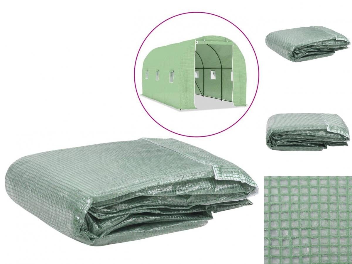 vidaXL Gewächshaus Gewächshaus Ersatz Folie Abdeckung 9 m² 200x450x200 cm Grün grün | Rabatt: 24%