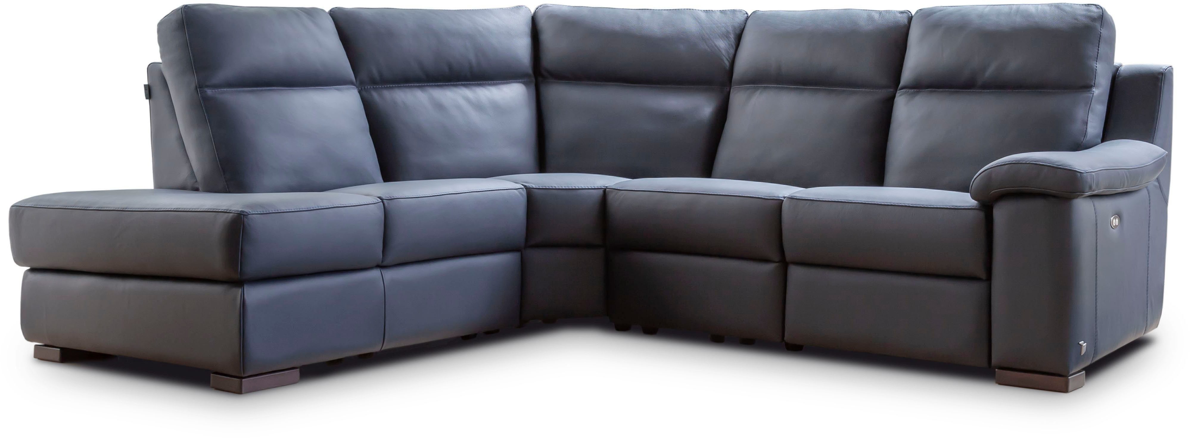 CALIA ITALIA Ecksofa Andrea, in Leder, 253 cm Breite, mit elektrischer Relaxfunktion