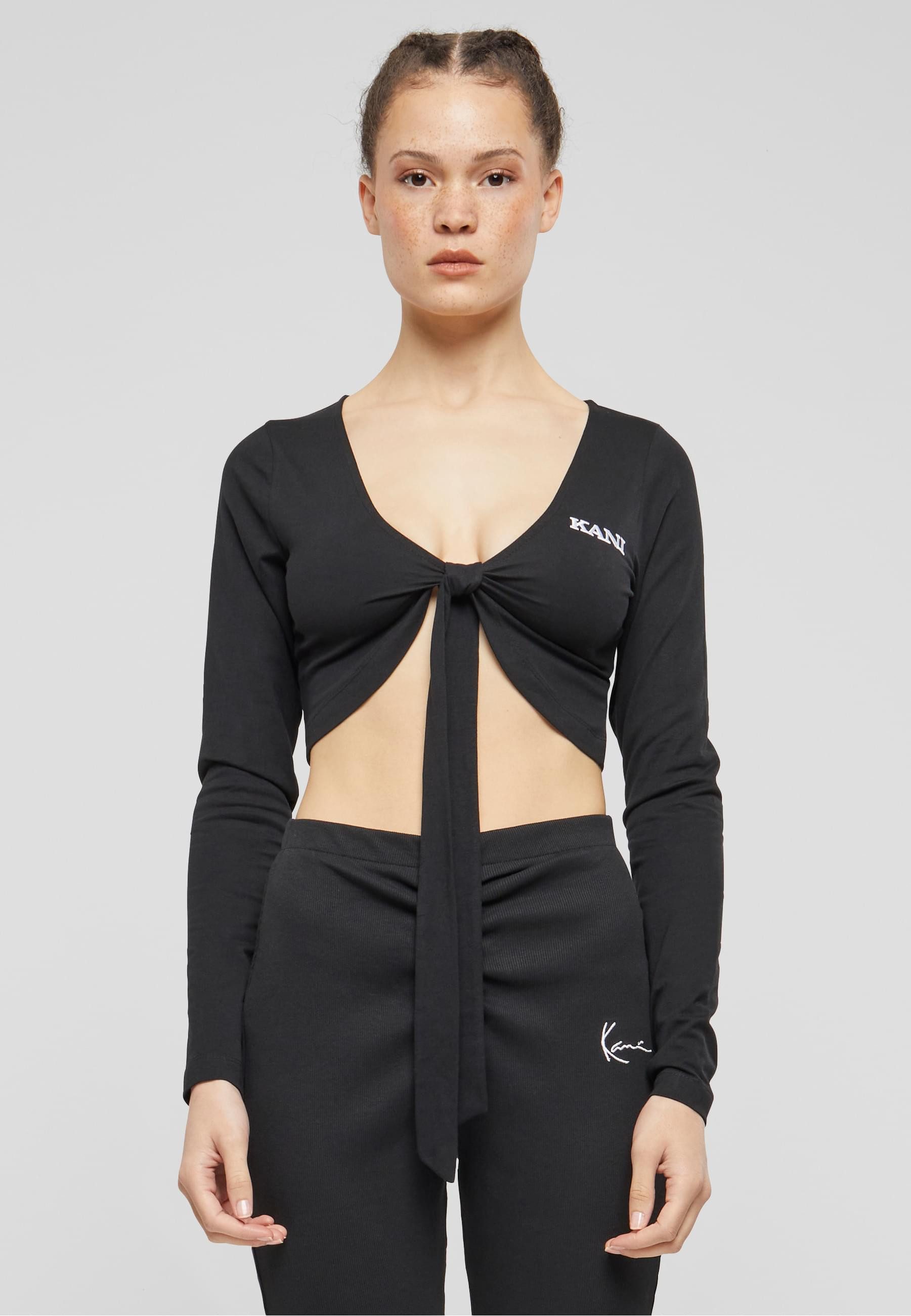 Karl Kani T-Shirt Karl Kani Damen KW241-045-2 Karl Kani Chest Retro Knot Bolero (1-tlg)