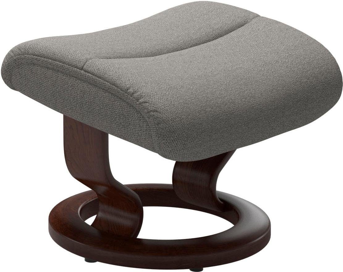 Stressless® Relaxsessel View (Set, Relaxsessel mit Braun mit Base, Größe Hocker), Classic L,Gestell