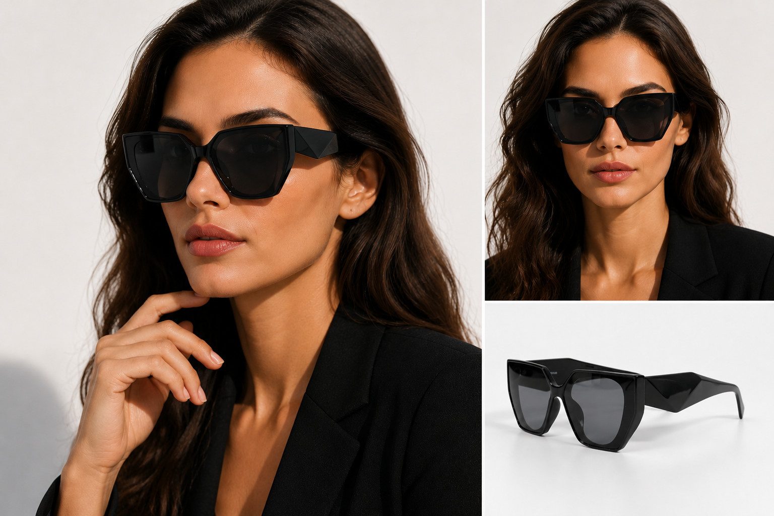 Antonio Sonnenbrille Antonio Polarisiert Sonnenbrille Damen UV400 Schutz Lady 22 Schwarz