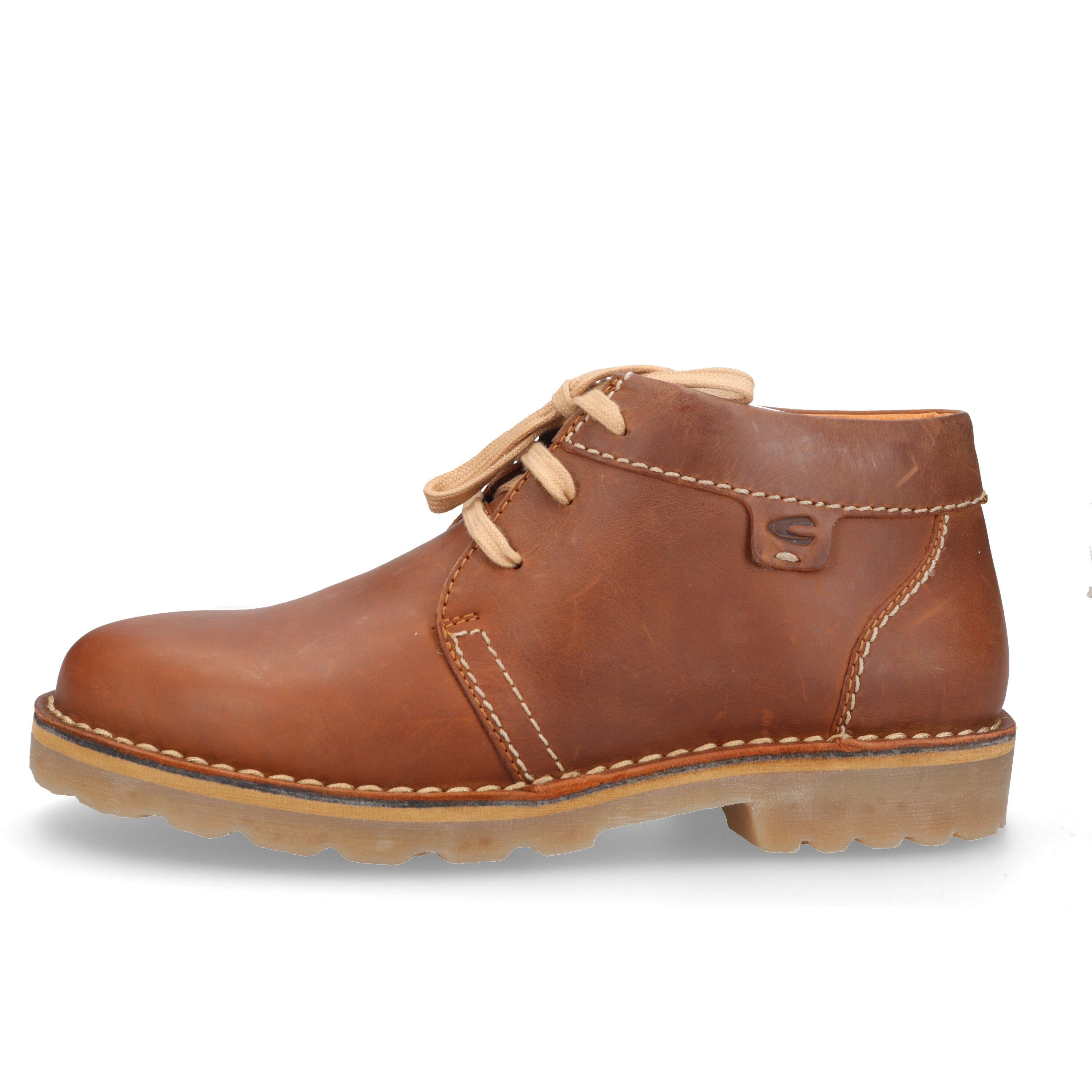 camel active Boots crazy horse TAN Schnürboots