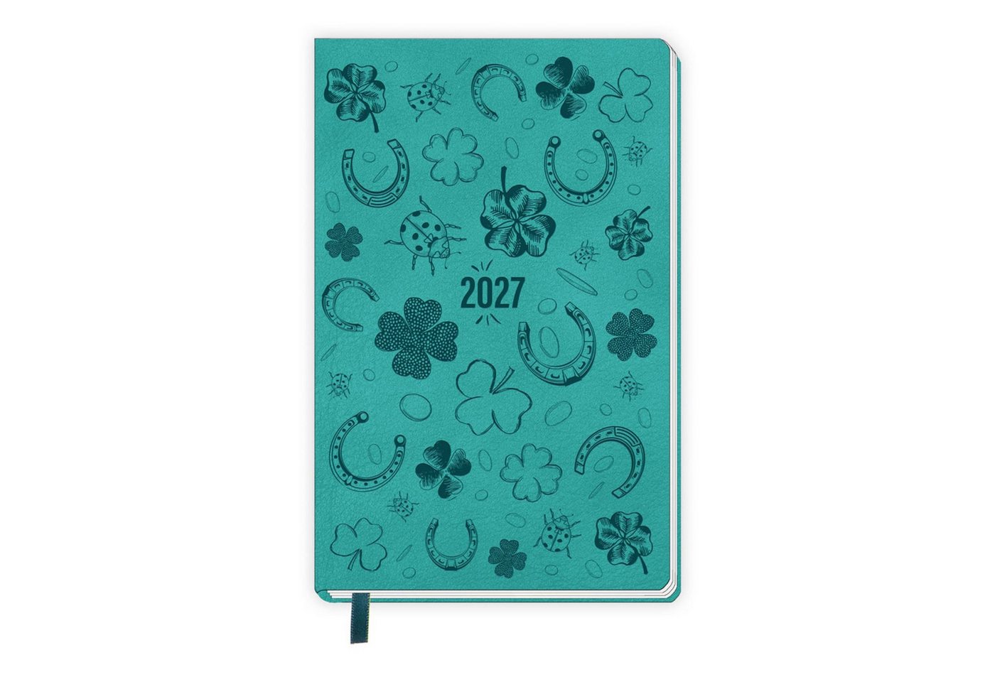 Trötsch Verlag Buchkalender TRÖTSCH - Taschenkalender A6 Soft Touch Glück 2027