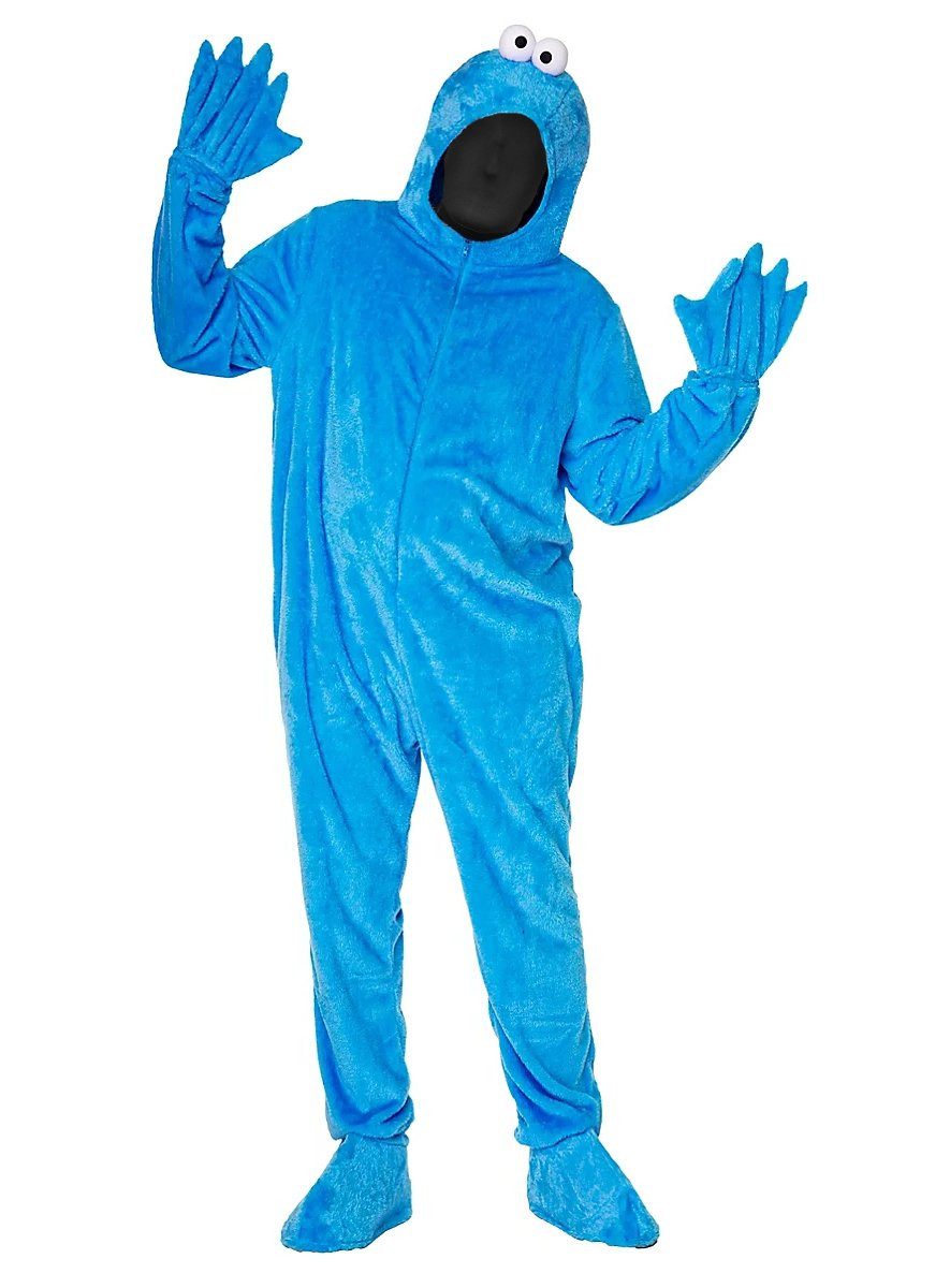 Maskworld Kostüm Sesamstraße Krümelmonster Kostüm Karneval Fasching, Bequemes Sesamstraßen Originalkostüm aus MASKWORLD-Produktion