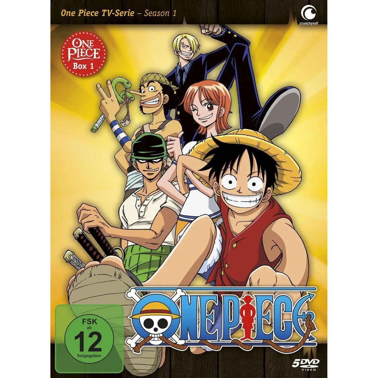 Crunchyroll DVD One Piece - TV-Serie - Box 1 (Episoden 1-30) [5 DVDs] NEU
