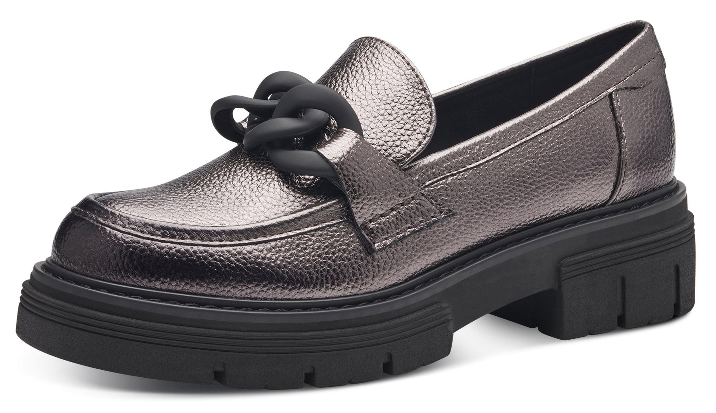 MARCO TOZZI Femme 2-24705-41 Mocassins Confortables Avec Semelle Feel Me - Chaussures Vegan Largeur F