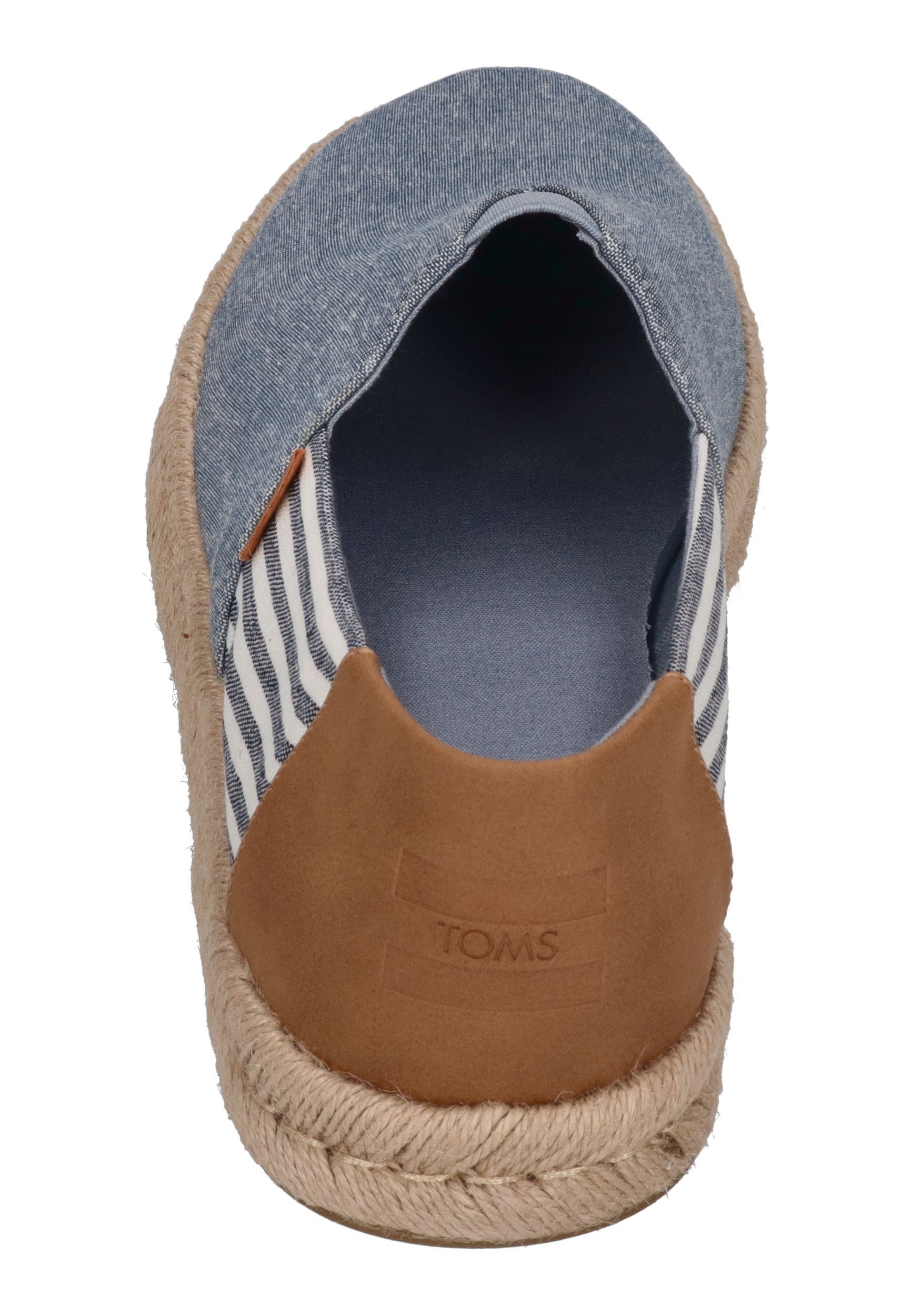 TOMS ALPARGATA ROPE 2.0 Espadrille Navy Chambray Nautical Stripe – Bild 5 von 5