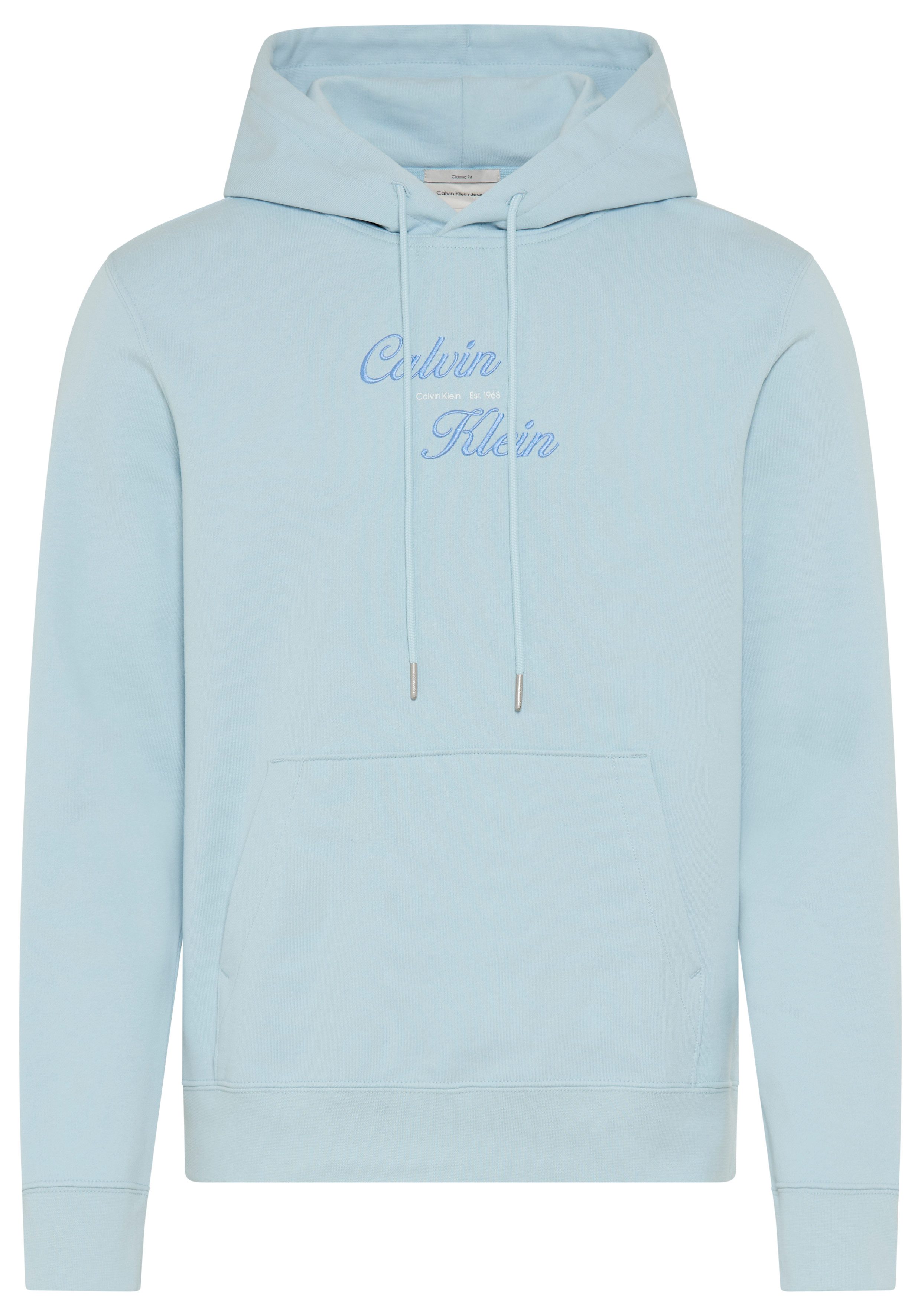 Calvin Klein Jeans Kapuzensweatshirt Stickerei, Regular Fit, reine Baumwolle
