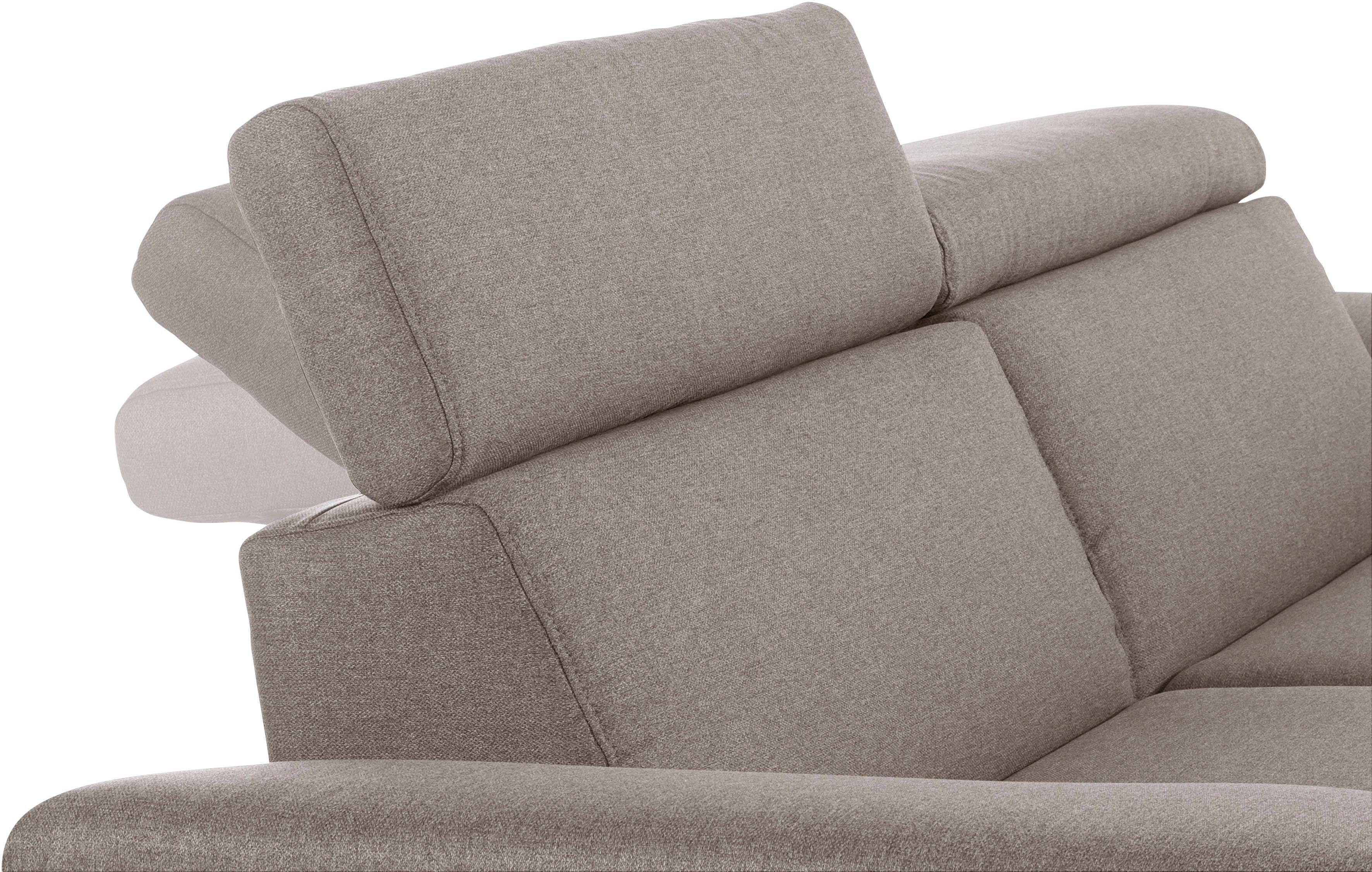 Luxus-Microfaser 2-Sitzer Rückenverstellung, Lederoptik Luxus, Style Trapino wahlweise Places of in mit