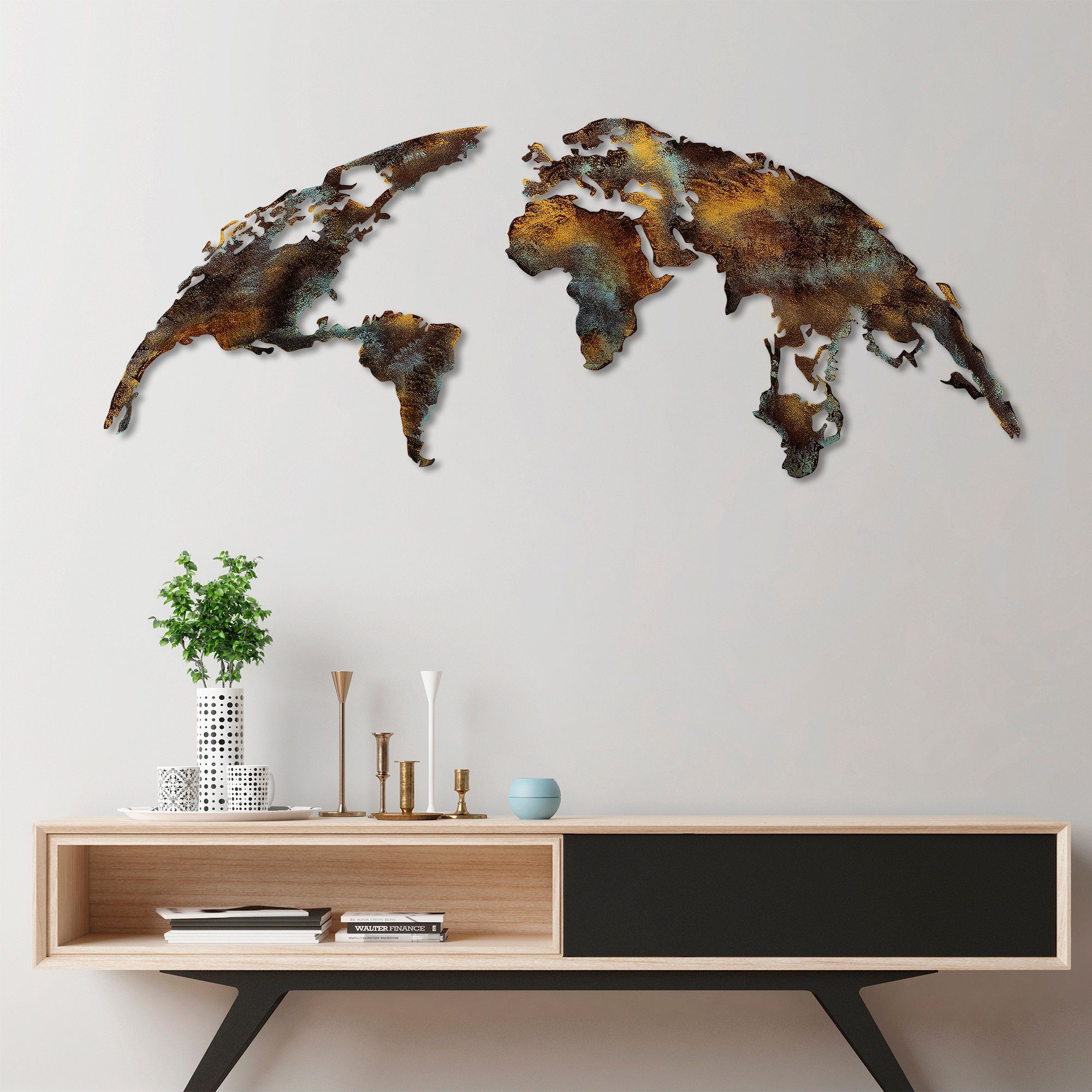 Wallity Wanddekoobjekt 100% METAL (Thickness: 1,5 günstig online kaufen