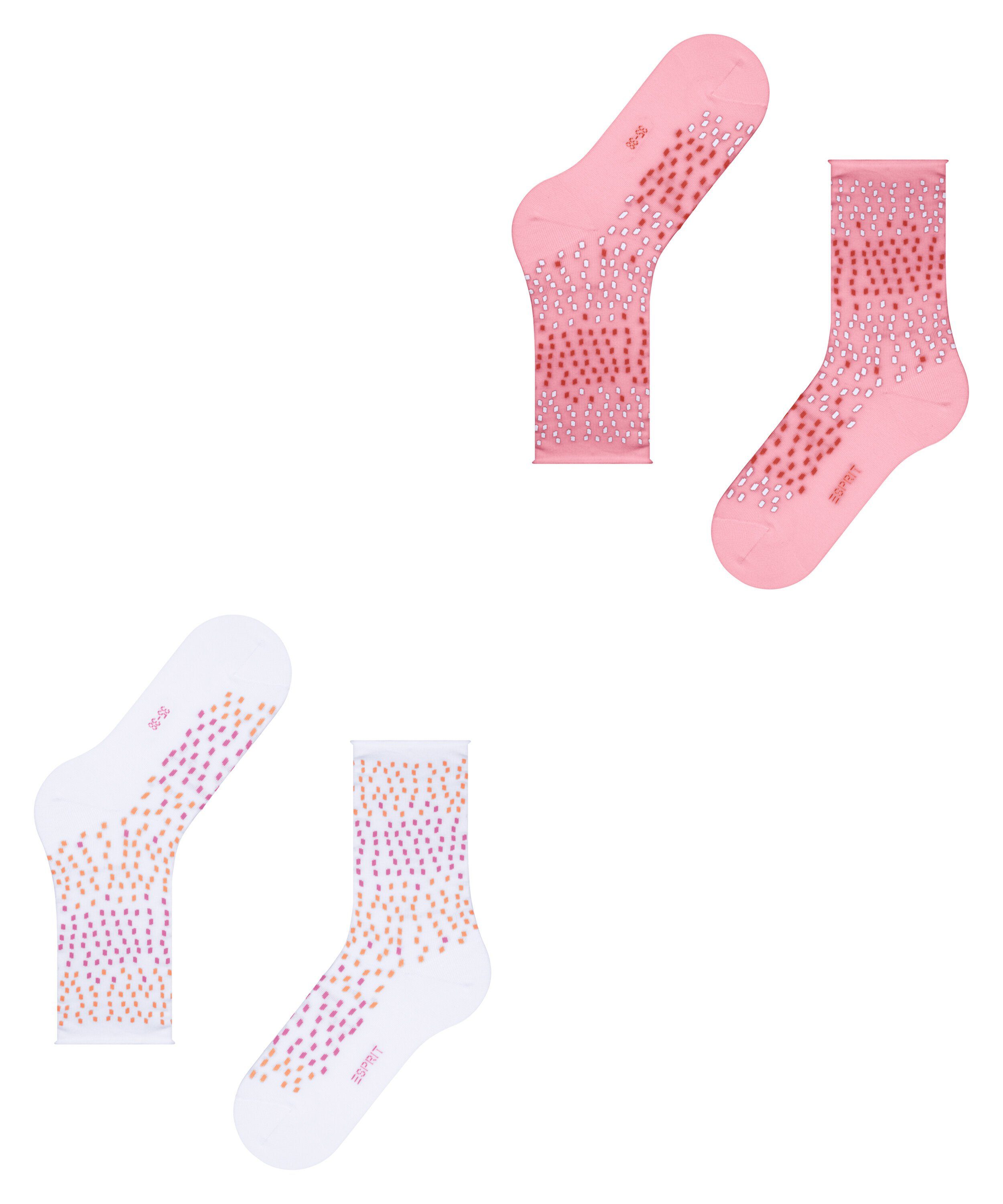 Esprit Socken Asbtract Dot sortiment (0020) (2-Paar) 2-Pack