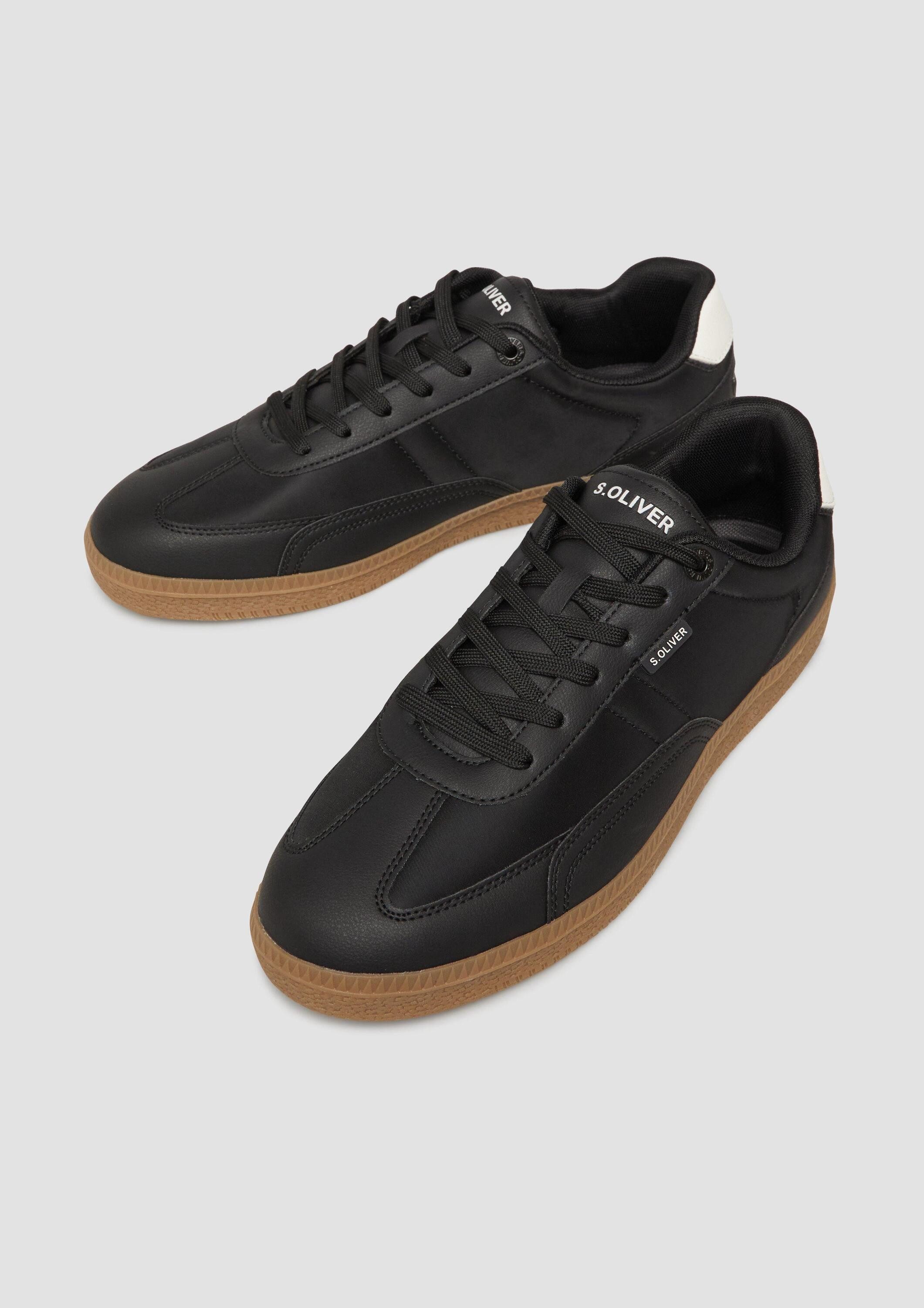 s.Oliver Sneakers Sneaker Schnür-Sneaker in Leder-Optik