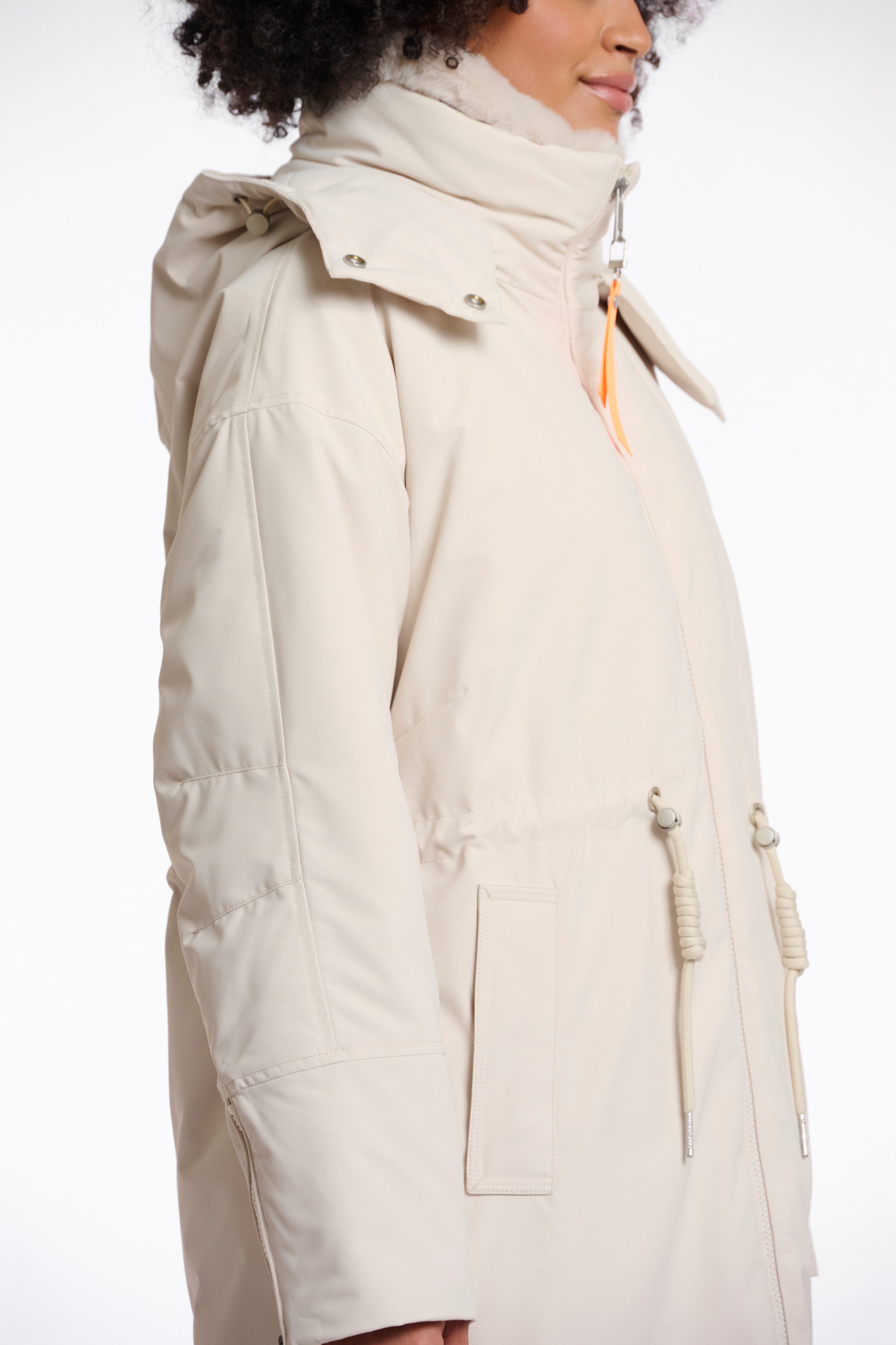 Rino & Pelle Outdoorjacke QUINTE mit Kapuze und Kordelzug an der Taille