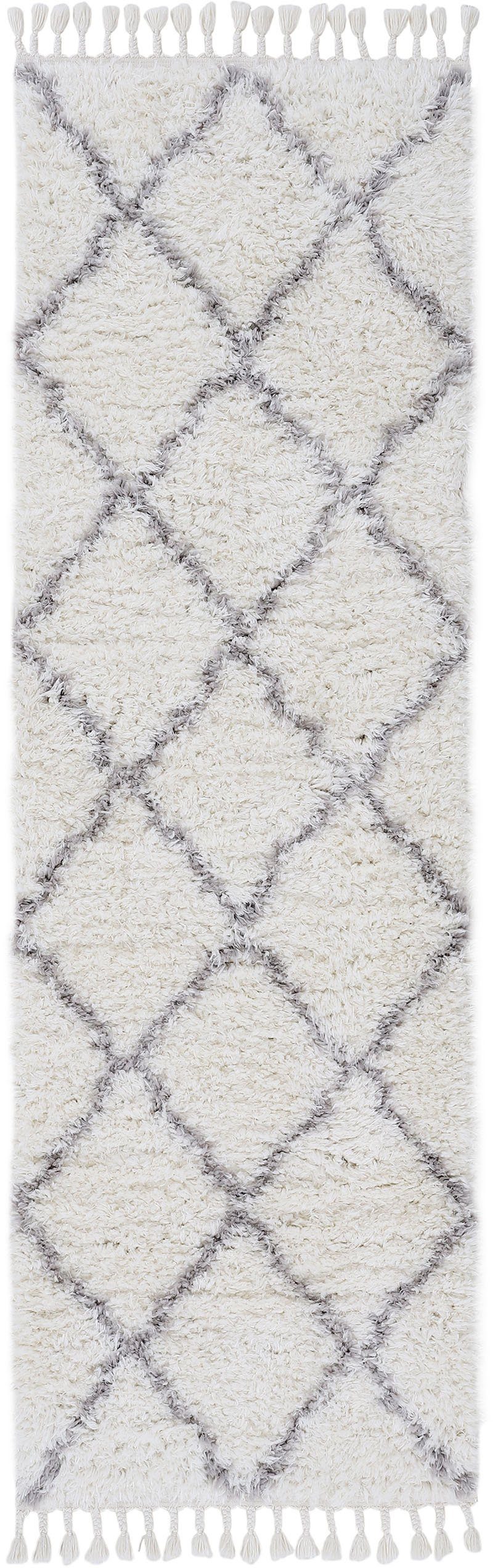 carpetfine Hochflor-Teppich »Eddy«, rechteckig, 30 mm Höhe, Shaggy, auch al günstig online kaufen