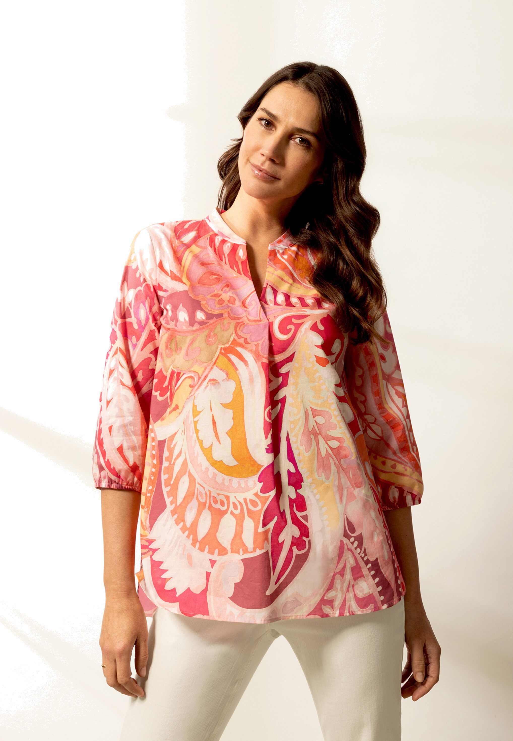 Betty Barclay Stoffhose Damen mit Stickerei Lochstickerei