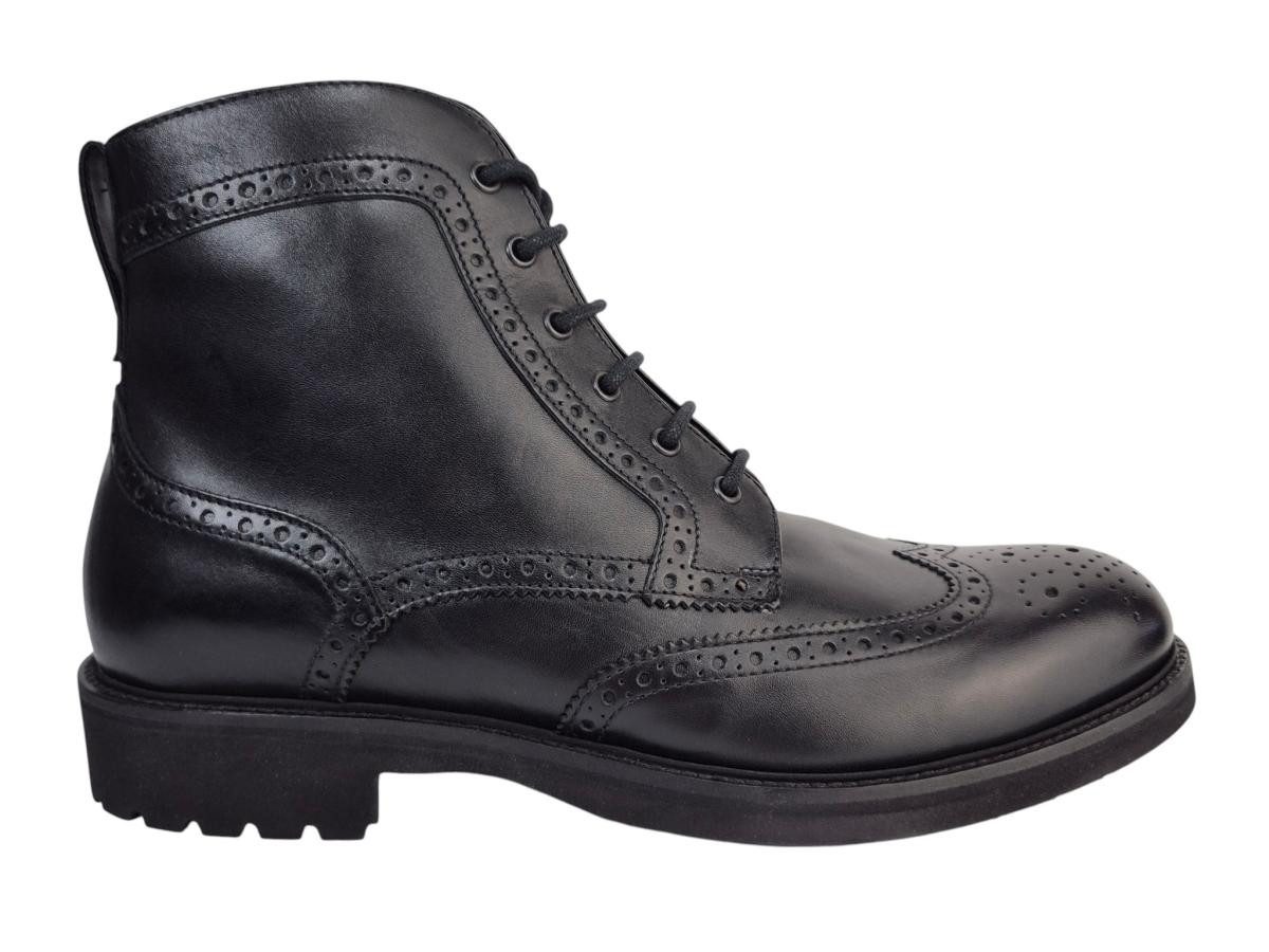 Nero Giardini Leder schwarz Stiefelette