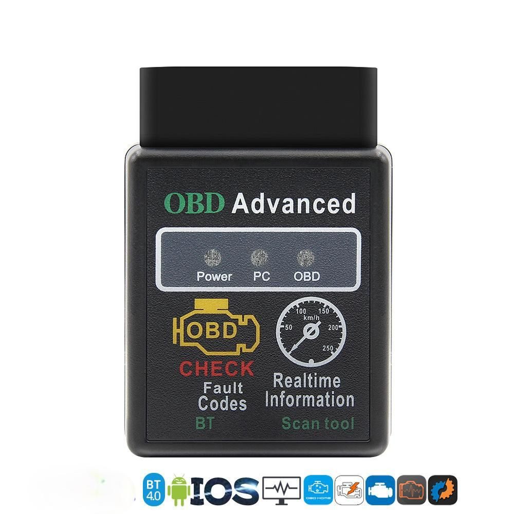 Gontence OBD2-Diagnosegerät ELM 327 Diagnosegerät Bluetooth Autoscan Auslesegerät, 1-tlg., Diagnose Gerät Auto Adapter für Apple Iphone iOS Smartphone Handy