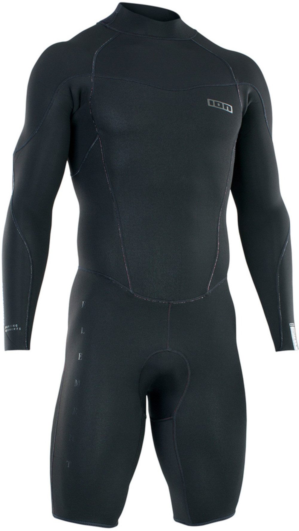 ION Neoprenanzug ION ELEMENT 2/2 LS BACK ZIP Shorty black