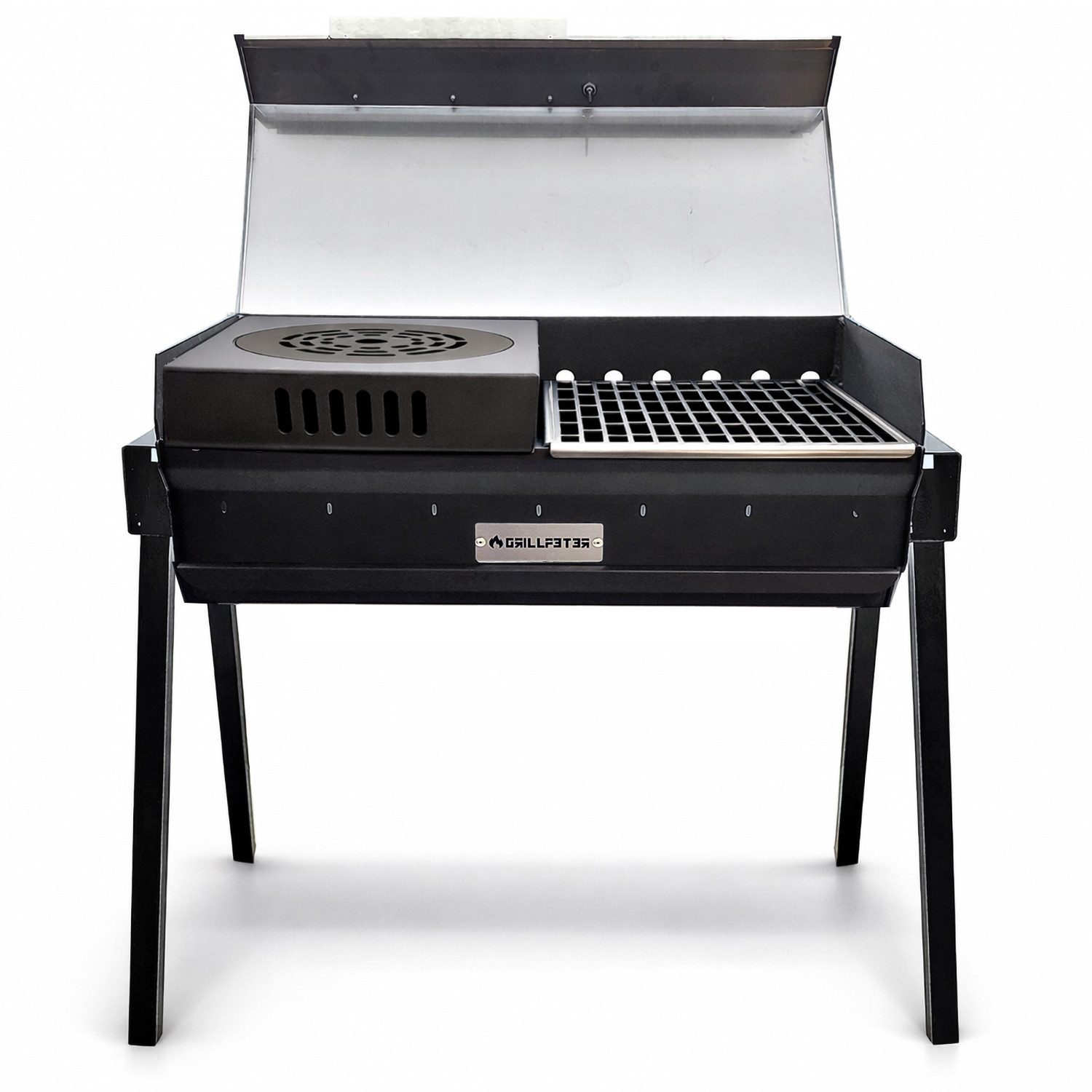 Grillpeter Holzkohlegrill Profi Mangal Altan 70 Stahl 3mm Schaschlikgrill Komplettset